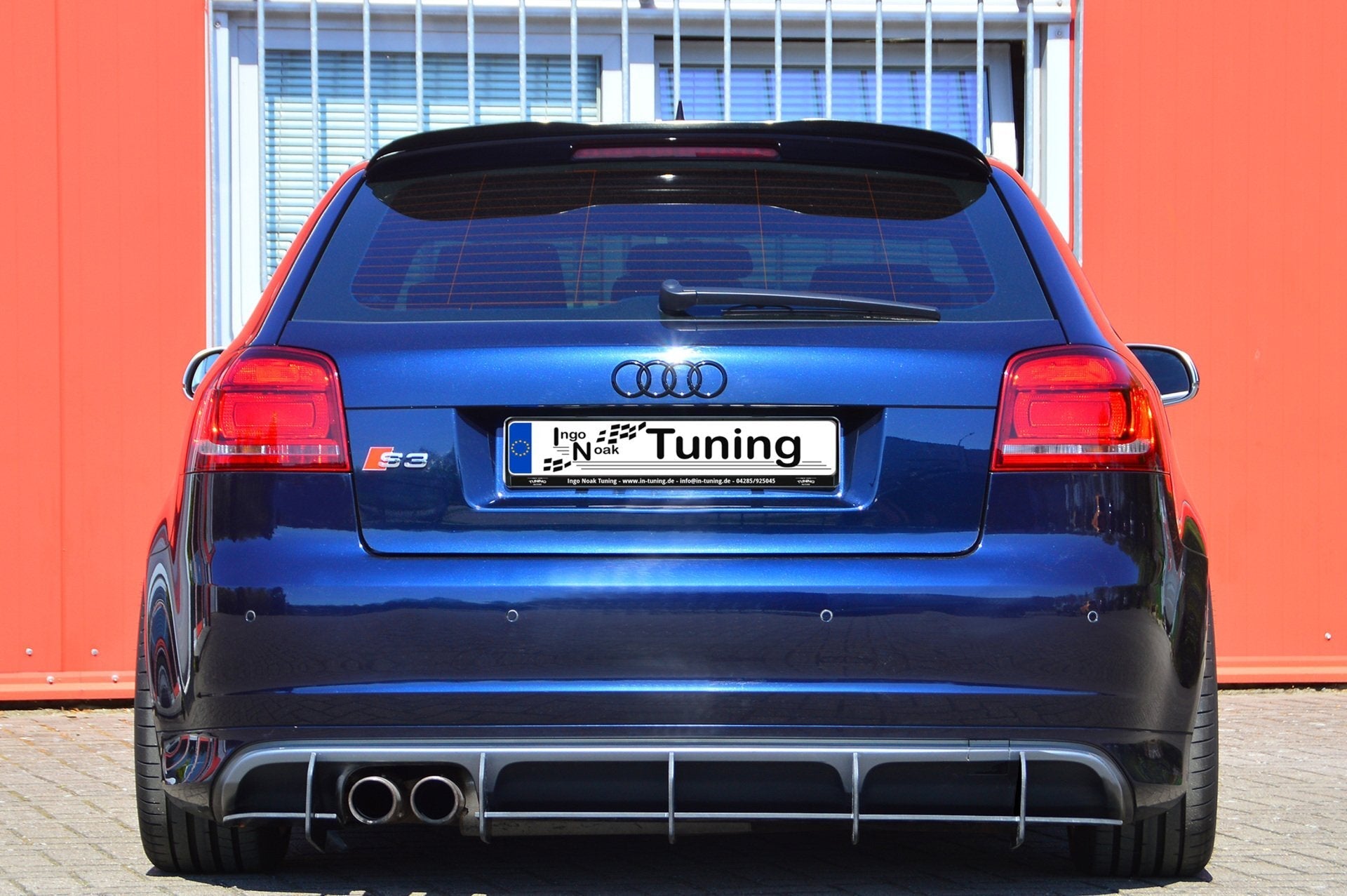 Gefräster Heckansatz passend für Audi S3 8P 3.Türer Facelift