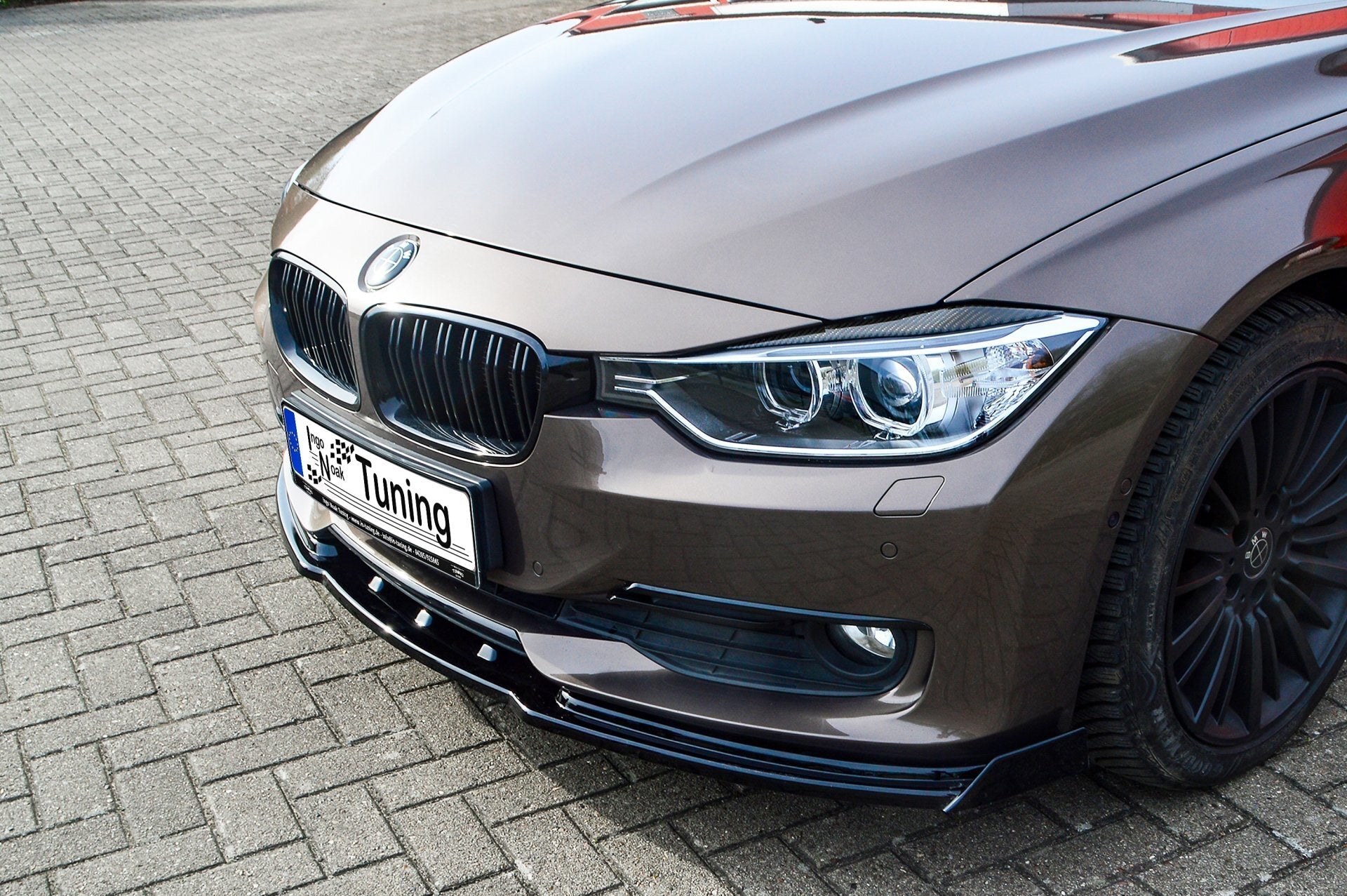 Cup Frontspoilerlippe mit Wing passend für BMW 3er F30 F31 mit M-Paket