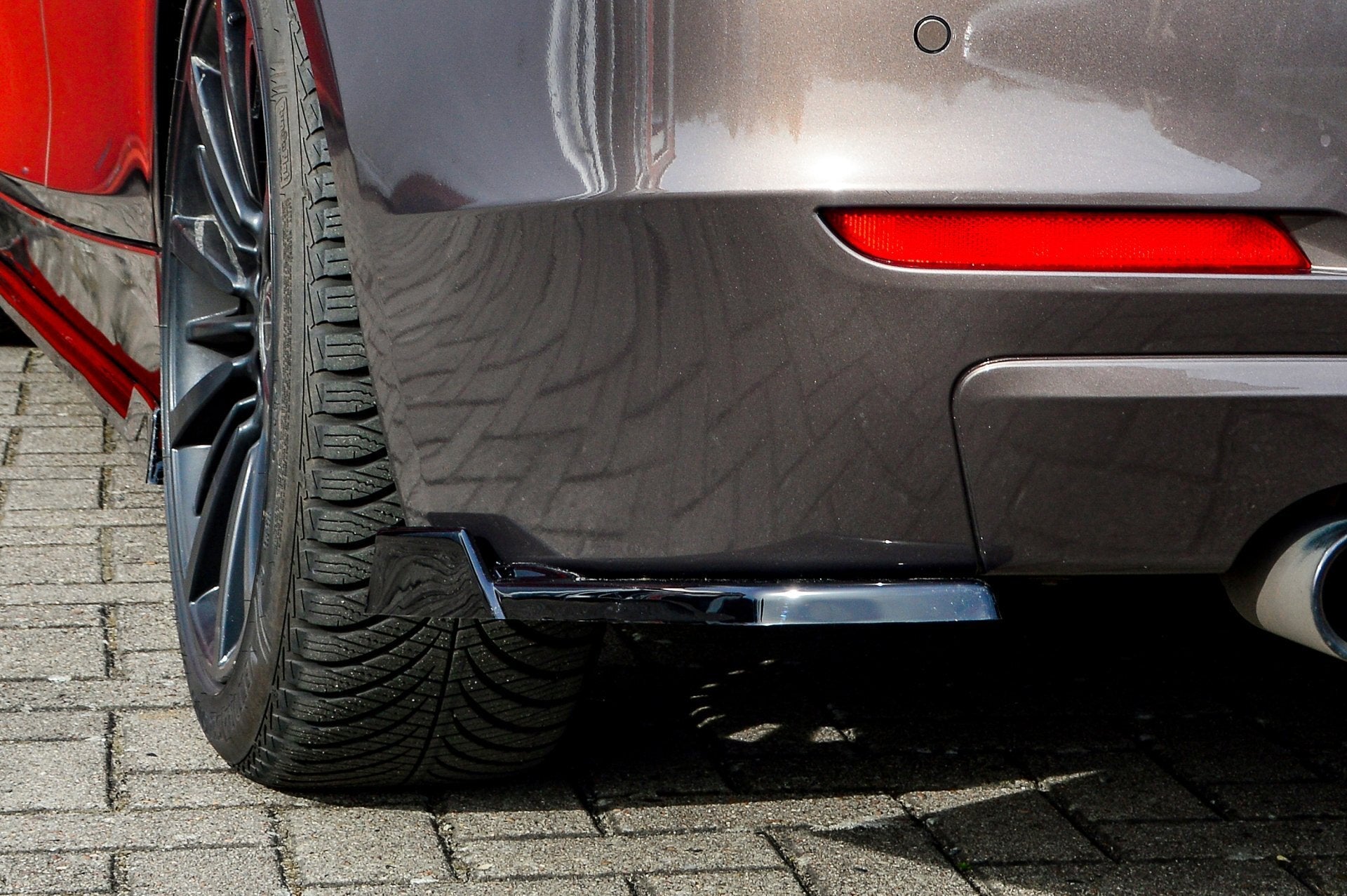Heckansatz Seitenteile mit Wing passend für BMW 3er F30 Standard