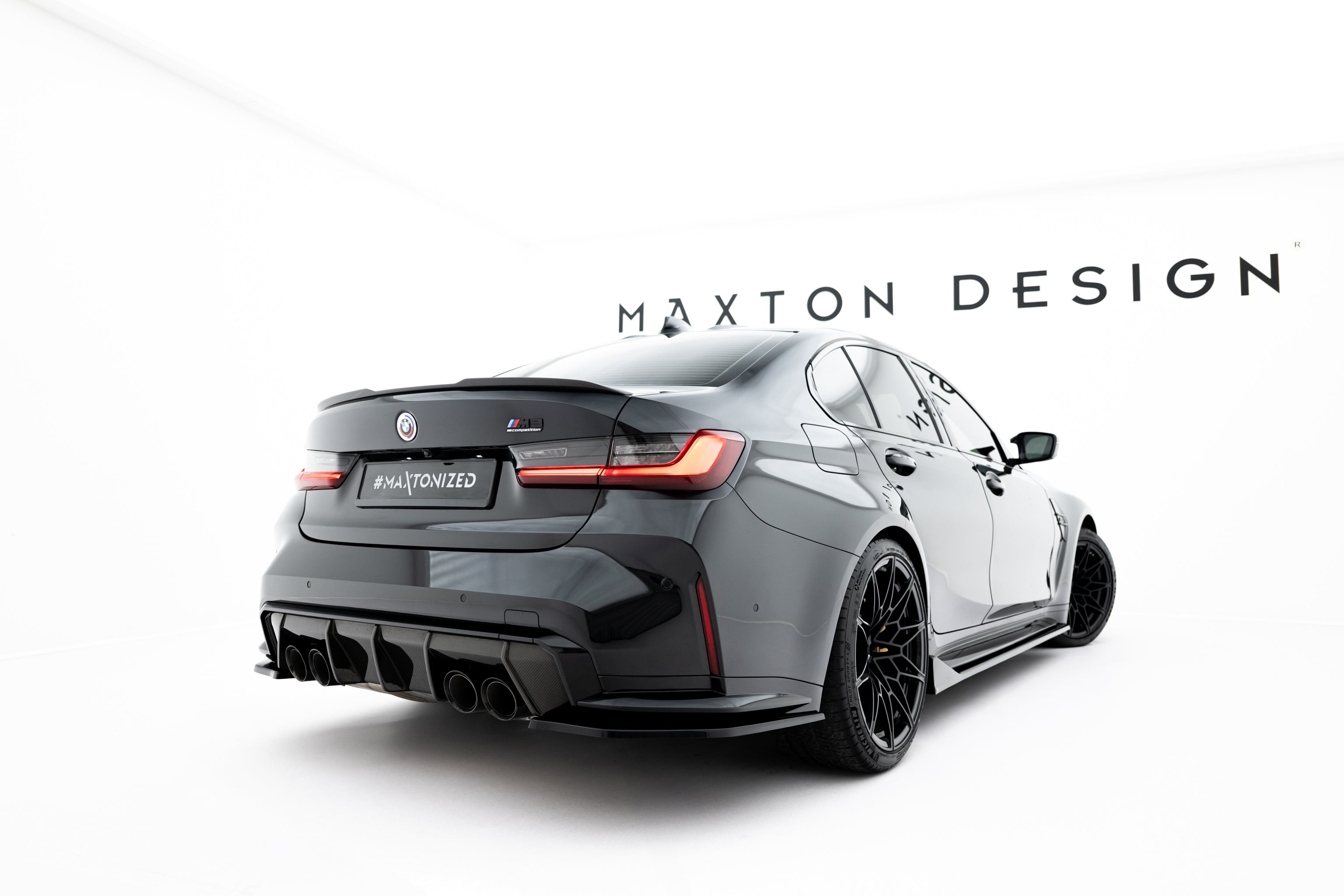 Flaps Heckansatz V3 Diffusor für BMW M3 Limousine / Touring G80 / G81