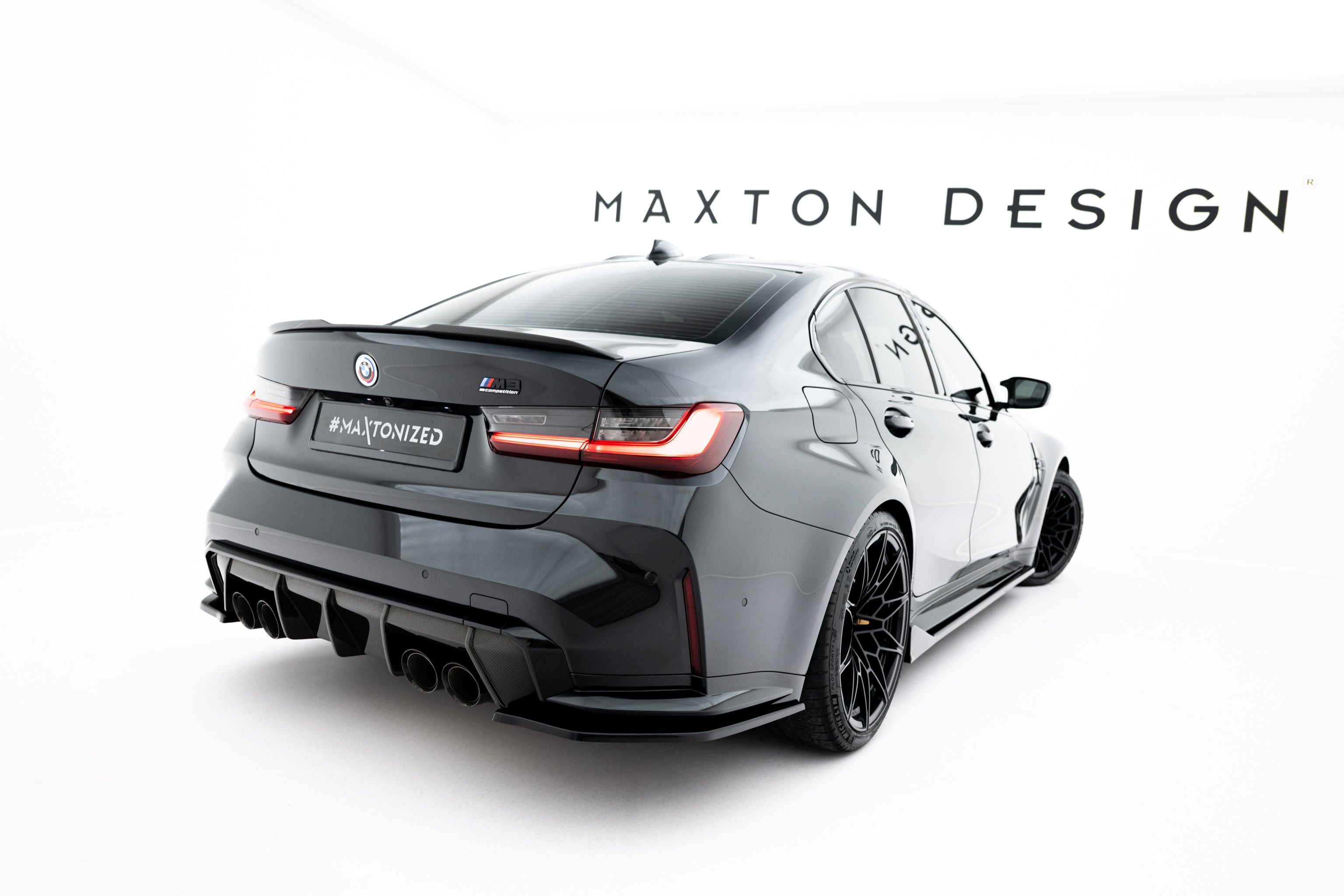 Flaps Heckansatz V3 Diffusor für BMW M3 Limousine / Touring G80 / G81
