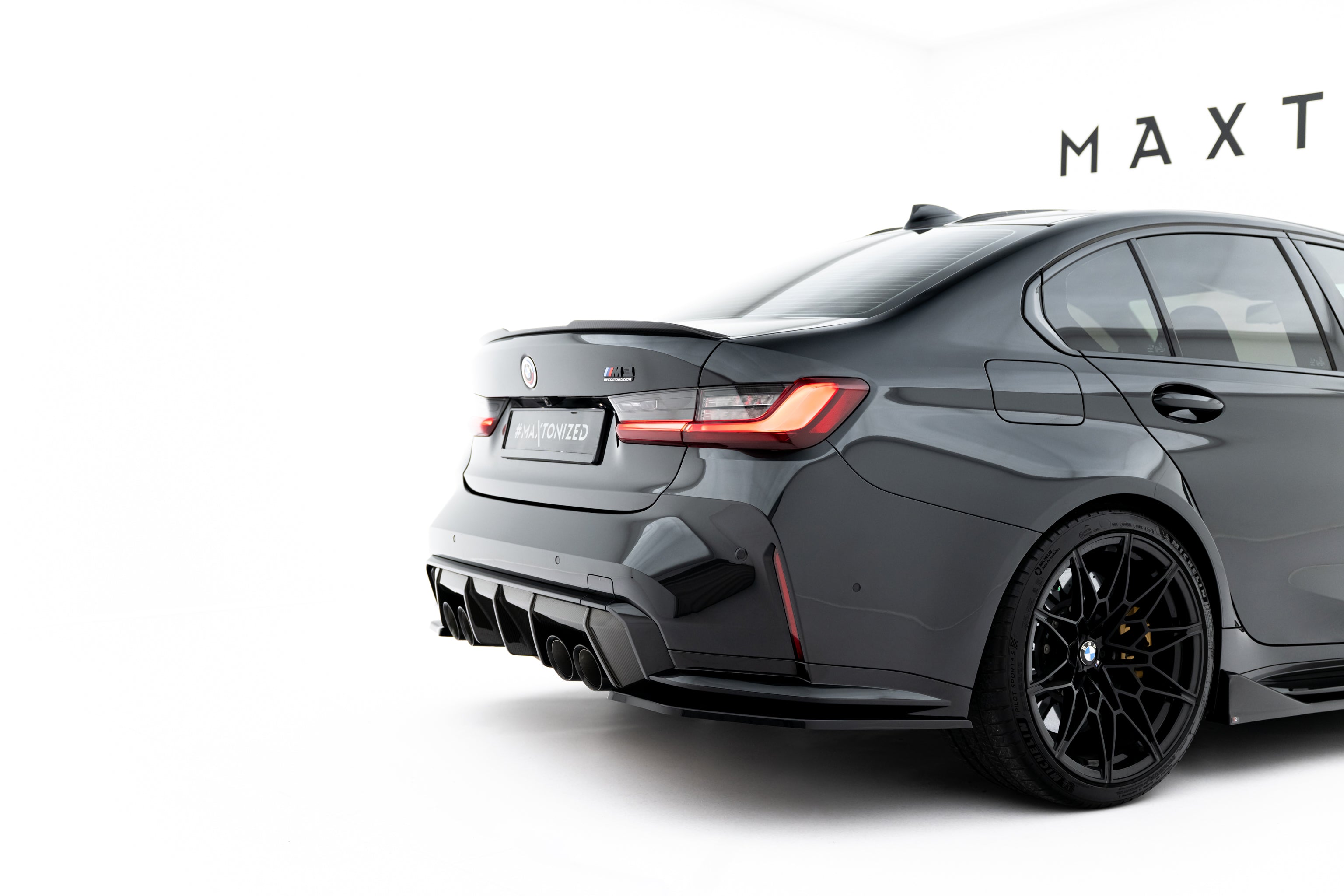 Flaps Heckansatz V3 Diffusor für BMW M3 Limousine / Touring G80 / G81