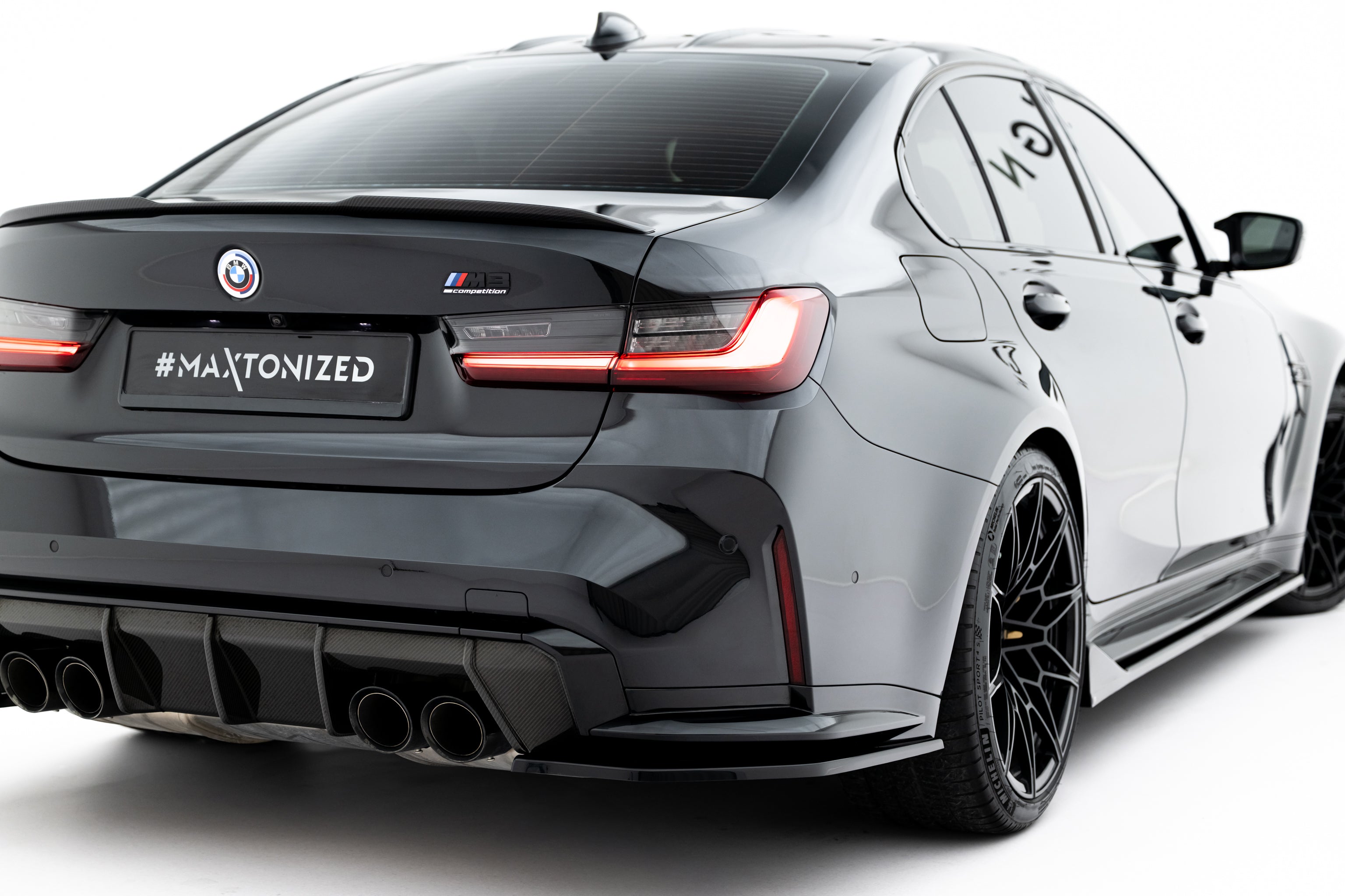 Flaps Heckansatz V3 Diffusor für BMW M3 Limousine / Touring G80 / G81
