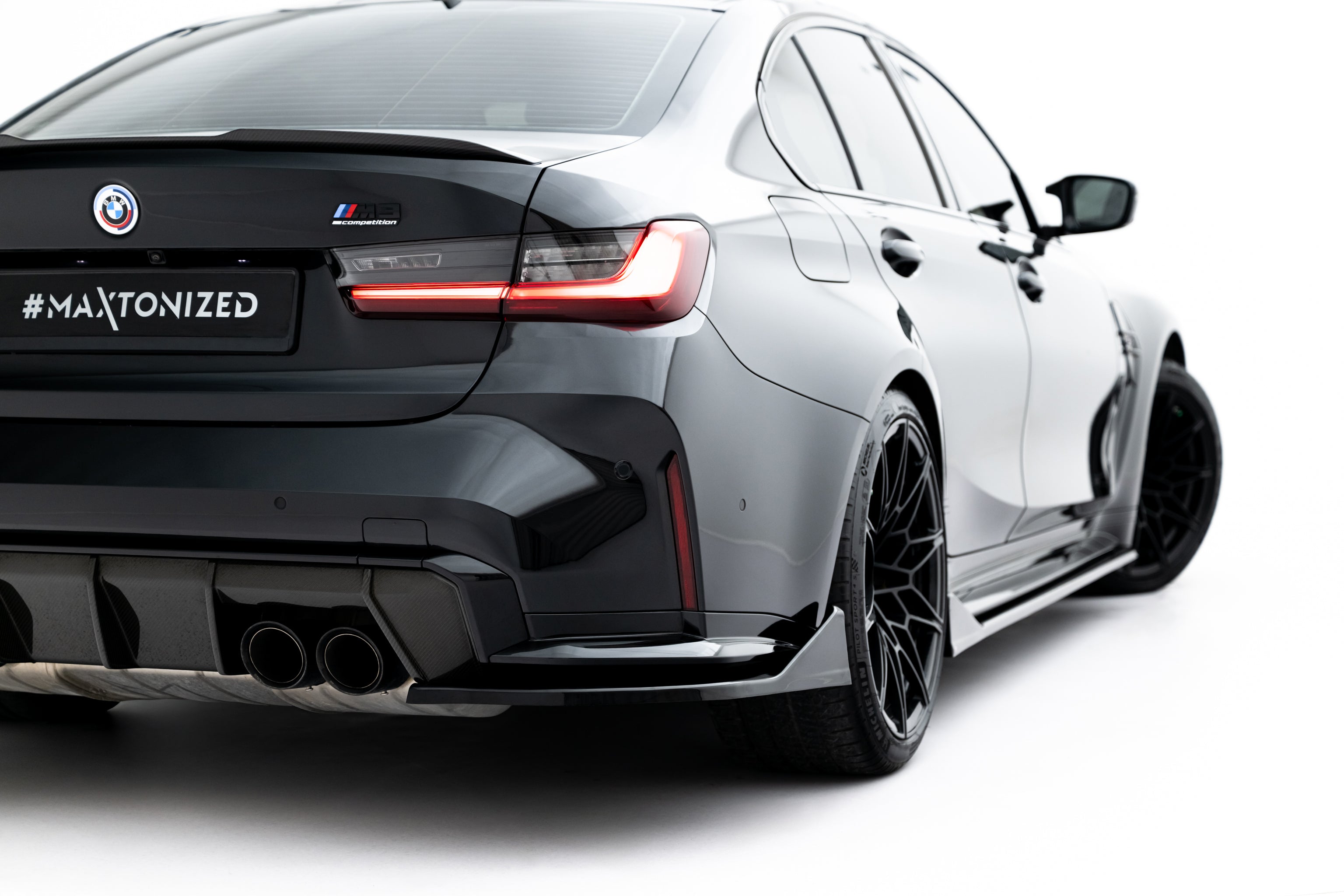 Flaps Heckansatz V5 Diffusor für BMW M3 Limousine / Touring G80 / G81