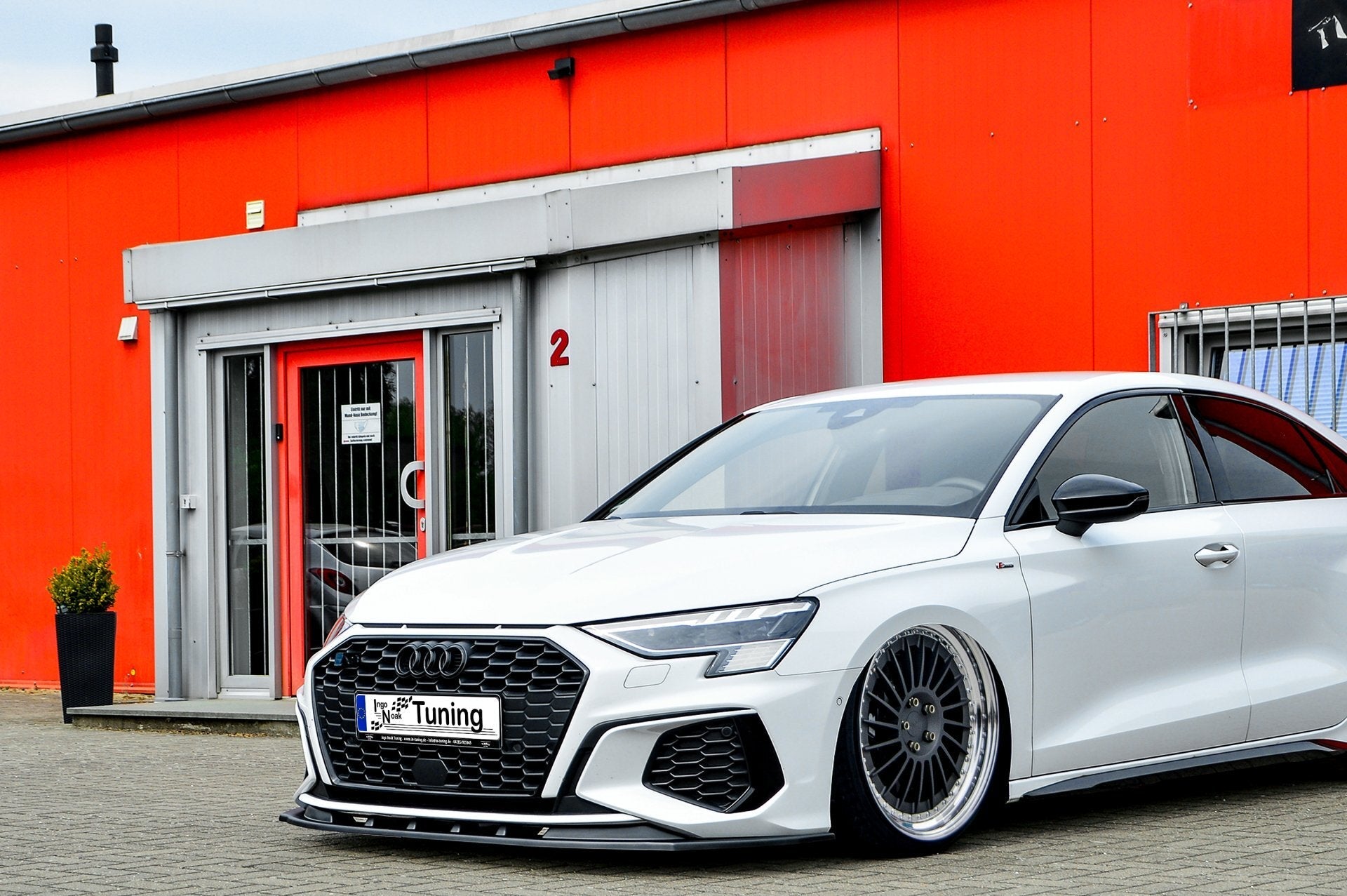 Cup Frontspoilerlippe passend für Audi A3 8Y S-Line + S3