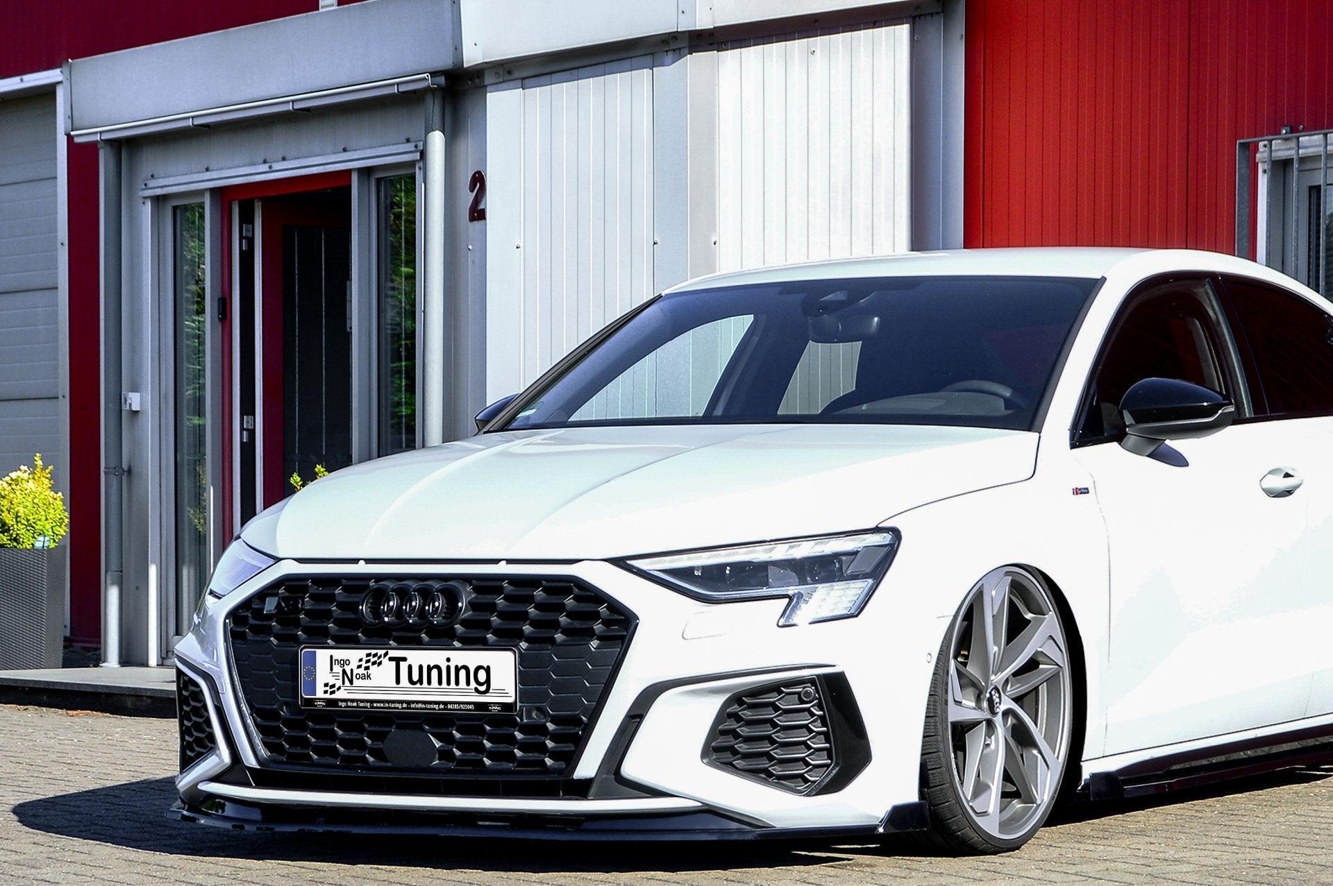 Cup Frontspoilerlippe mit Wing passend für Audi A3 8Y S-Line + S3