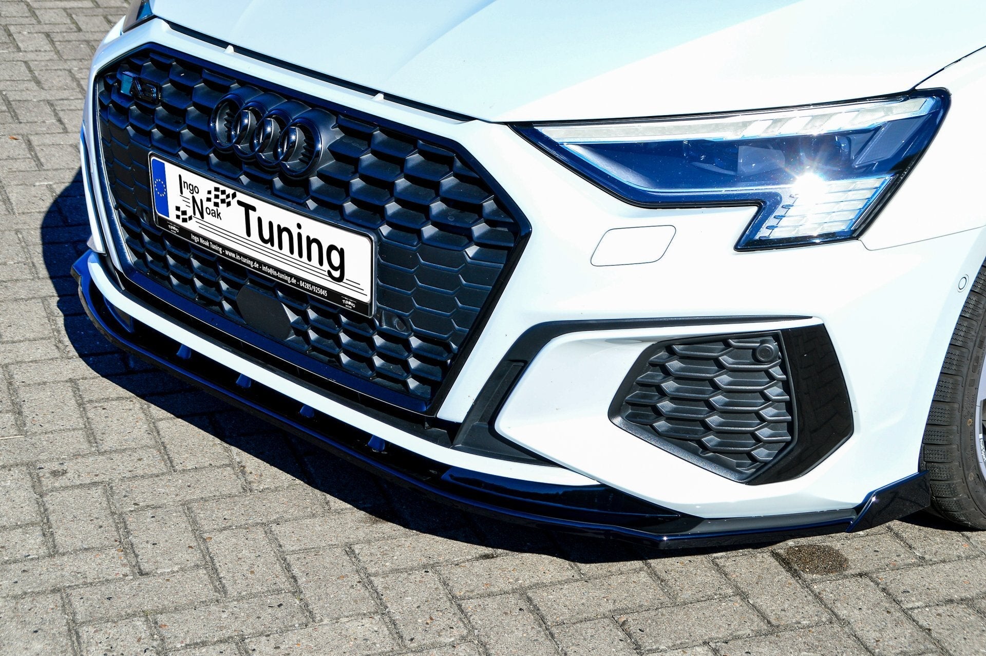 Cup Frontspoilerlippe mit Wing passend für Audi A3 8Y S-Line + S3