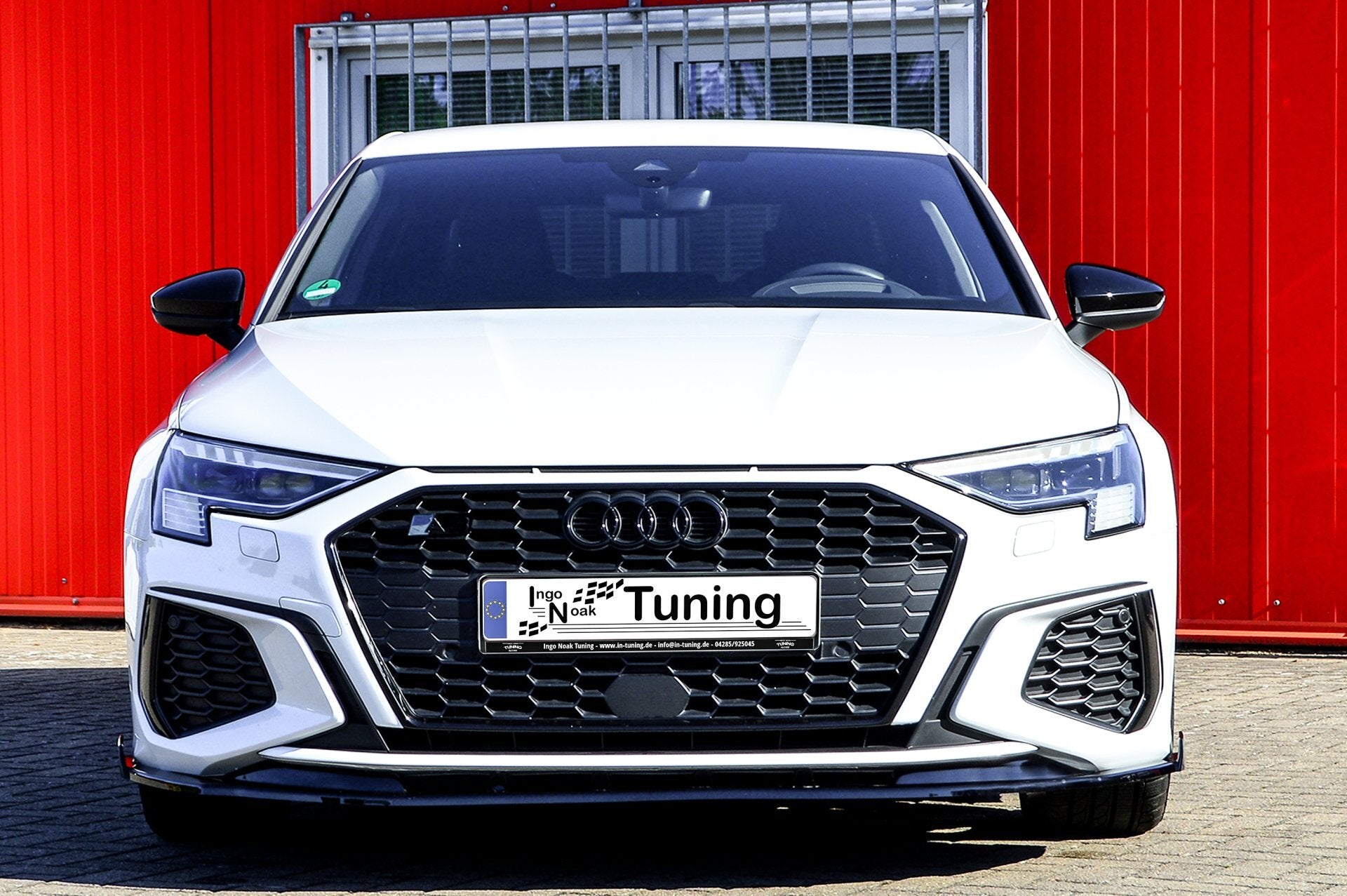 Cup Frontspoilerlippe mit Wing passend für Audi A3 8Y S-Line + S3