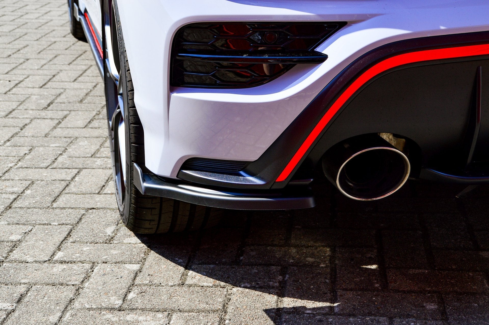 Heckansatz Seitenteile mit Wing passend für Hyundai Kona N + N-Line