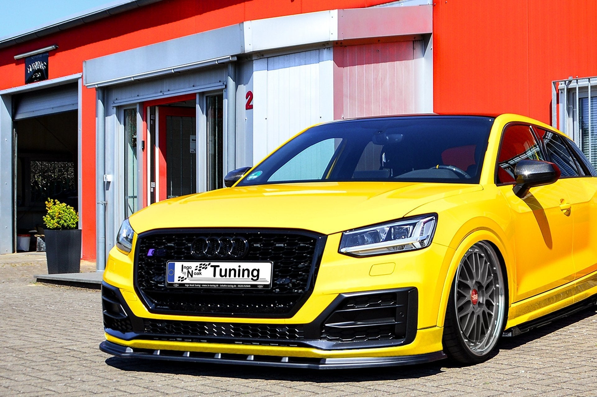 Cup Frontspoilerlippe passend für Audi Q2 Sport GA aus ABS
