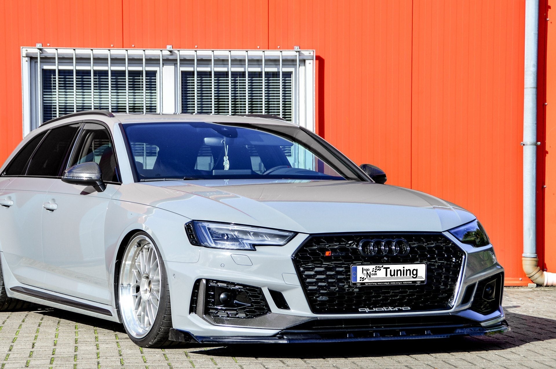 Cup Frontspoilerlippe mit Wing passend für Audi RS4 B9