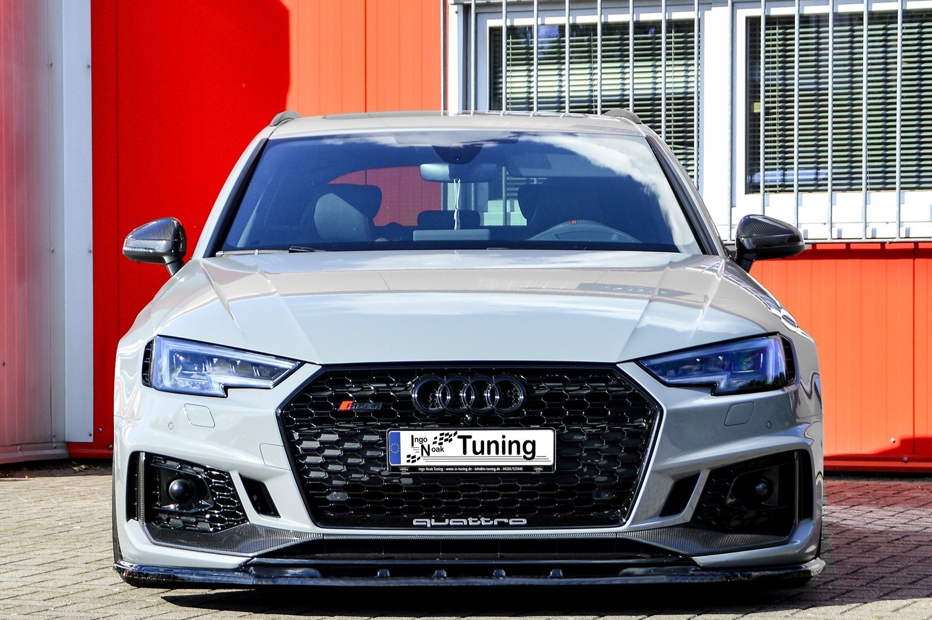 Cup Frontspoilerlippe passend für Audi RS4 B9