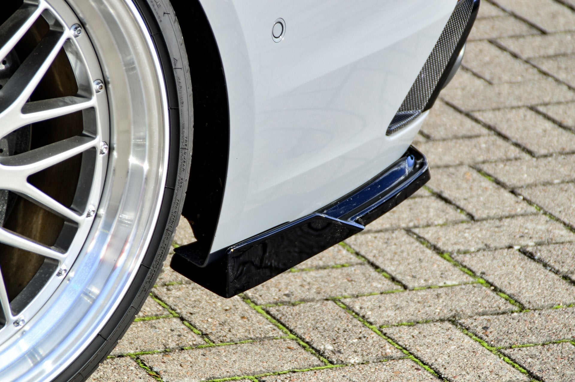 Heckansatz Seitenteile mit Wings aus ABS passend für Audi RS4 B9