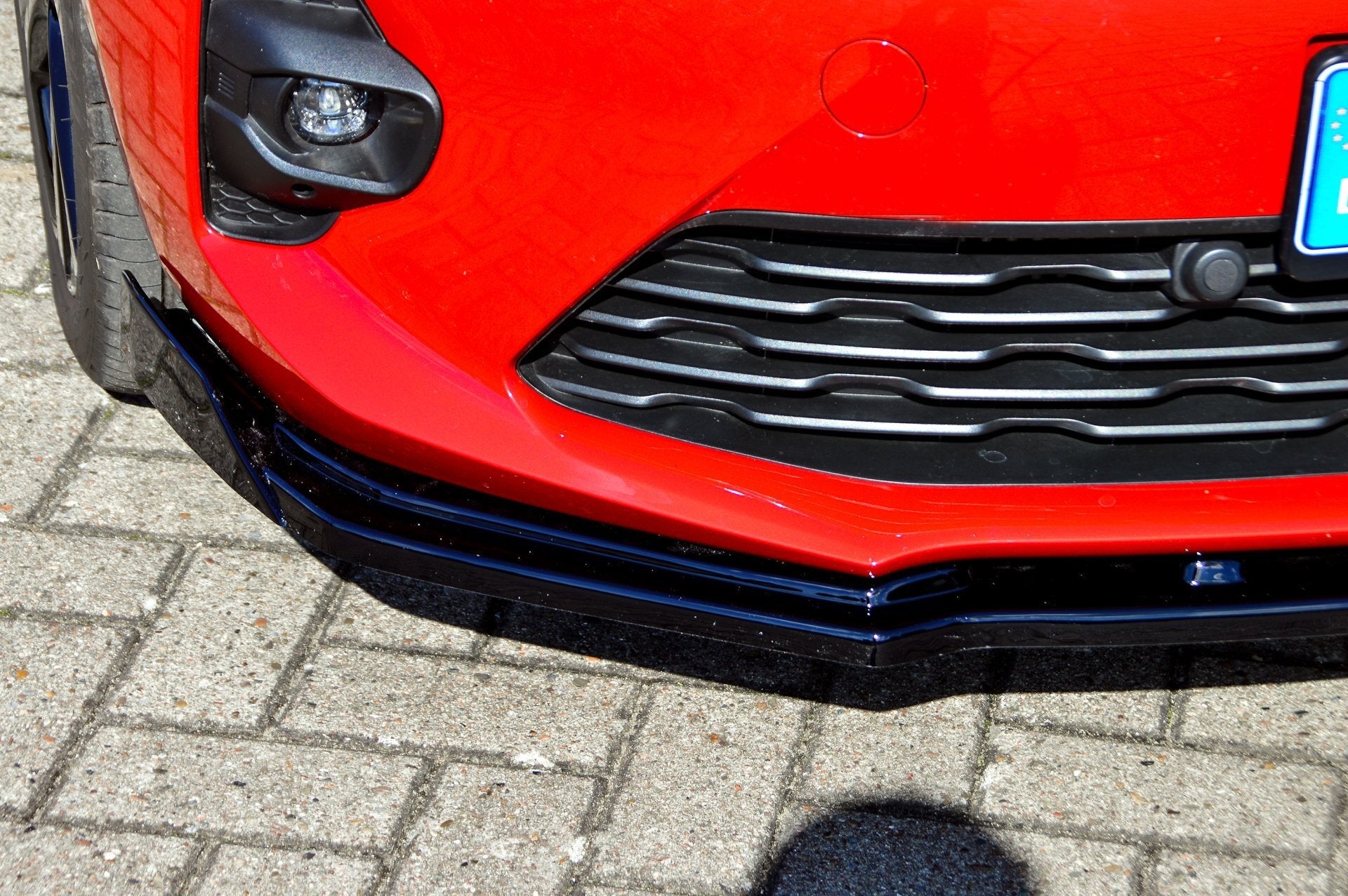 Cup Frontspoilerlippe mit Wings passend für Opel Corsa F
