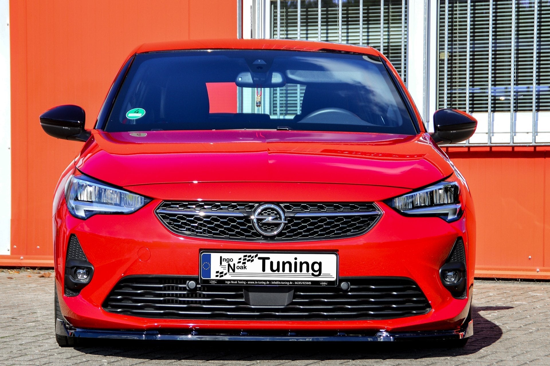 Cup Frontspoilerlippe mit Wings passend für Opel Corsa F