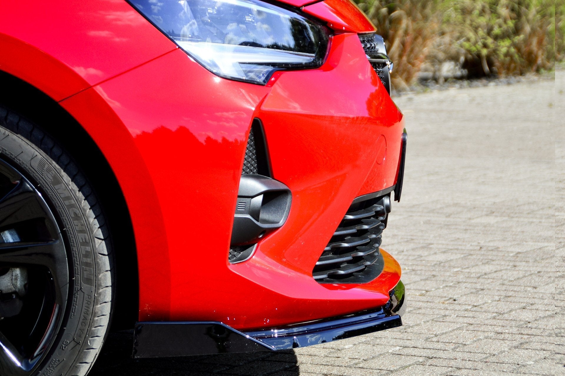 Cup Frontspoilerlippe mit Wings passend für Opel Corsa F