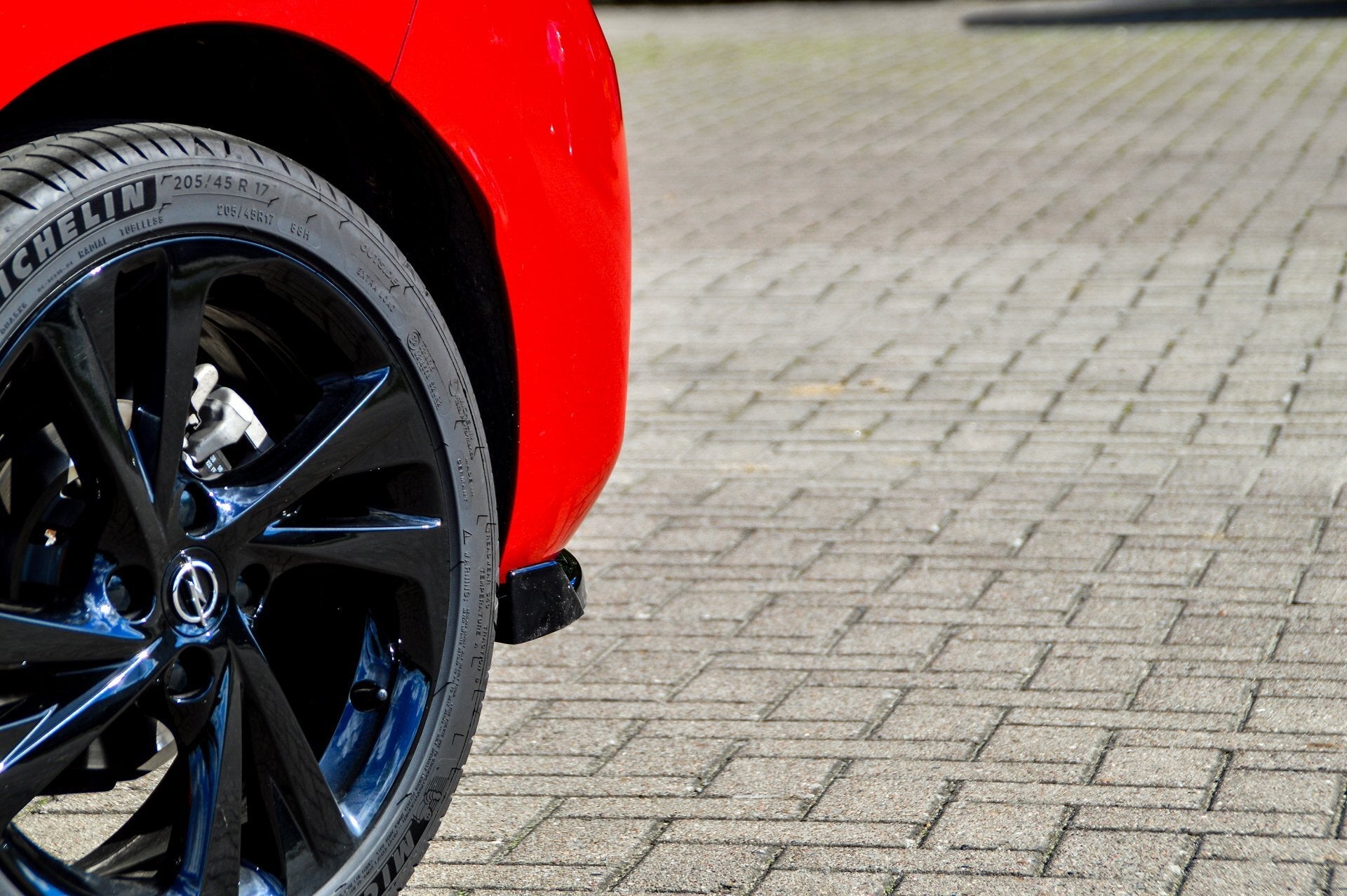 Heckansatz Seitenteile mit Wings aus ABS passend für Opel Corsa F