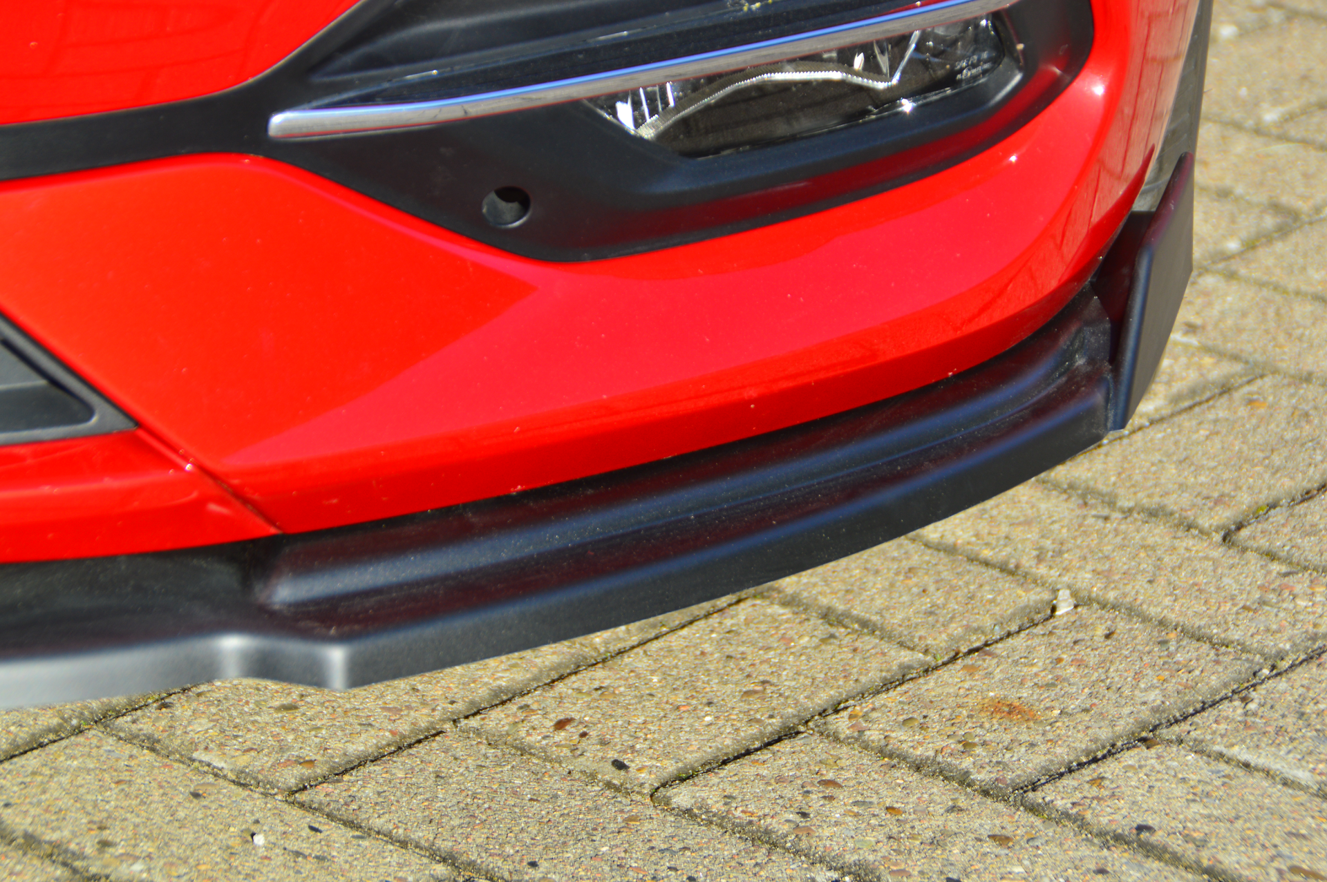 Cup Frontspoilerlippe mit Wing passend für Opel Astra K 5 Türer + Sportstourer