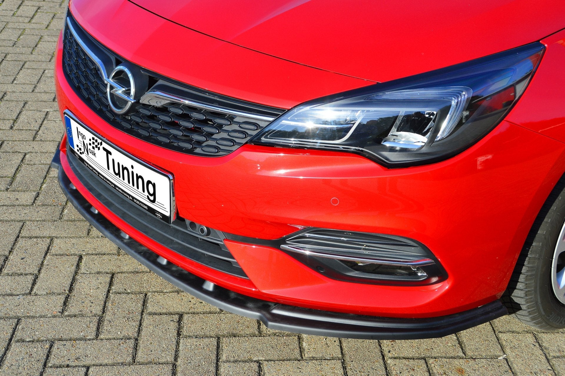 Cup Frontspoilerlippe passend für Opel Astra K 5 Türer + Sportstourer Bj. 2019-2021