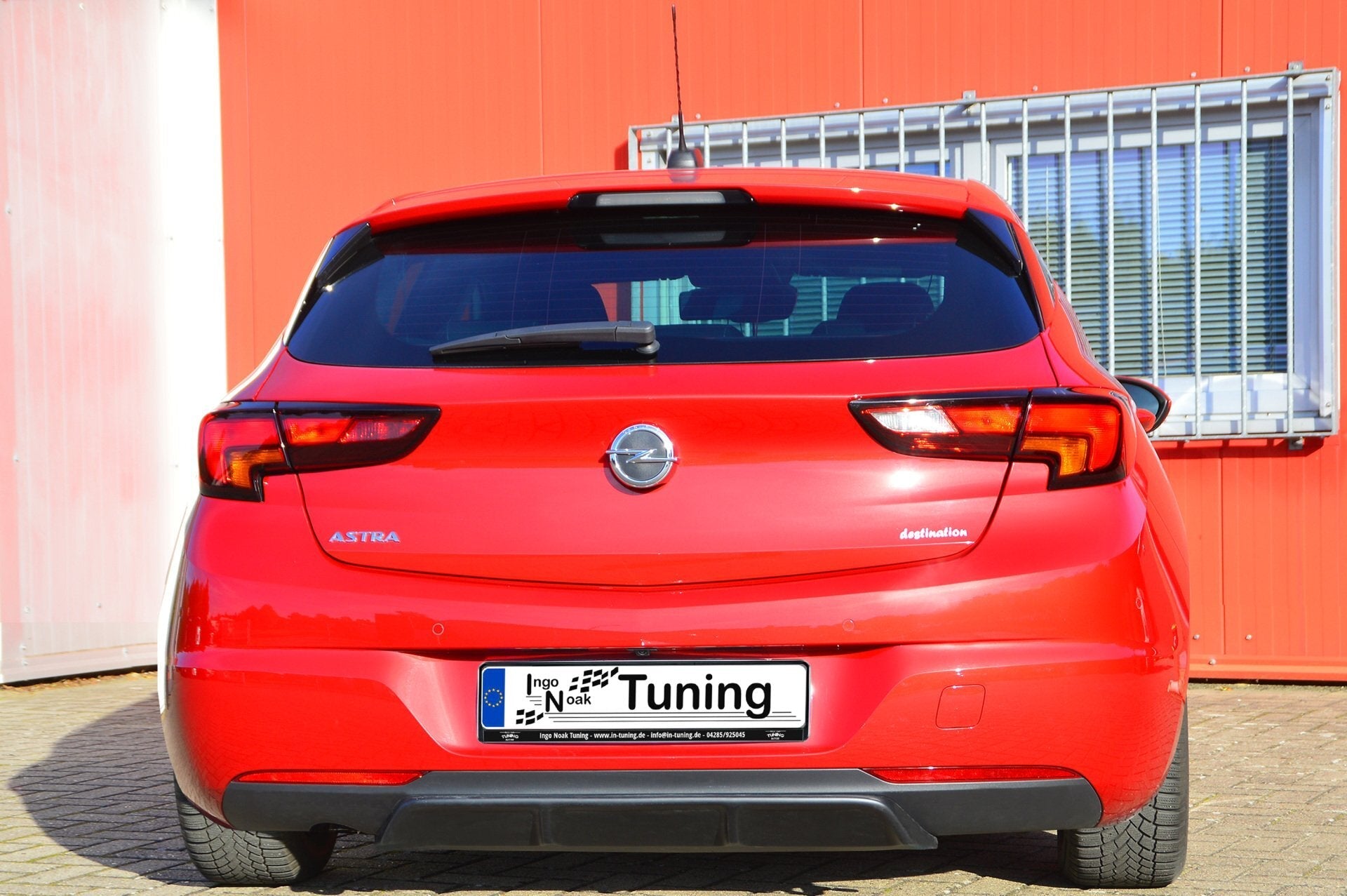 Heckdiffusor aus ABS passend für Opel Astra K Facelift 5.Türer