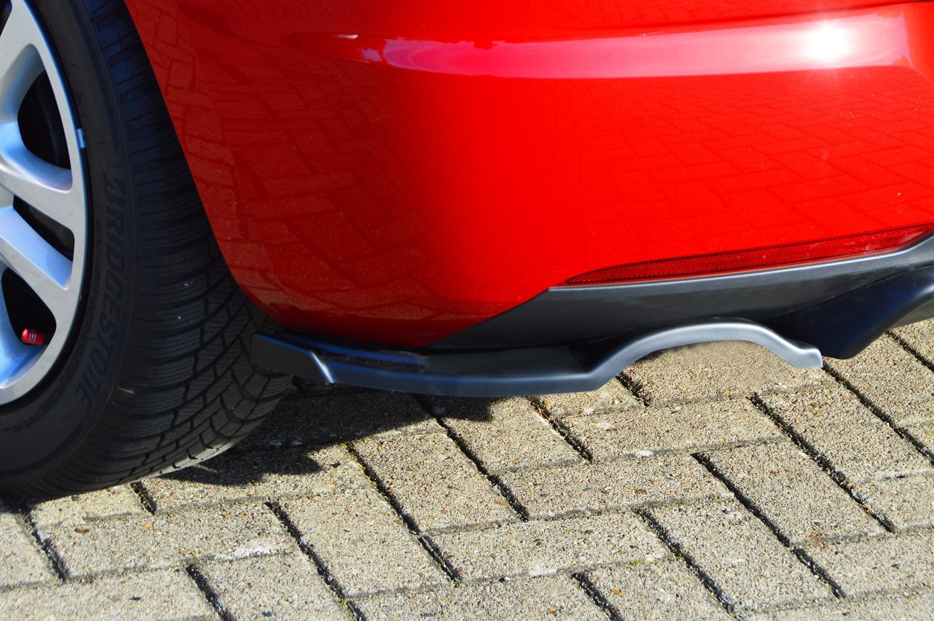 Heckdiffusor+ Seitenteilen mit Wings aus ABS passend für Opel Astra K Facelift 5.Türer