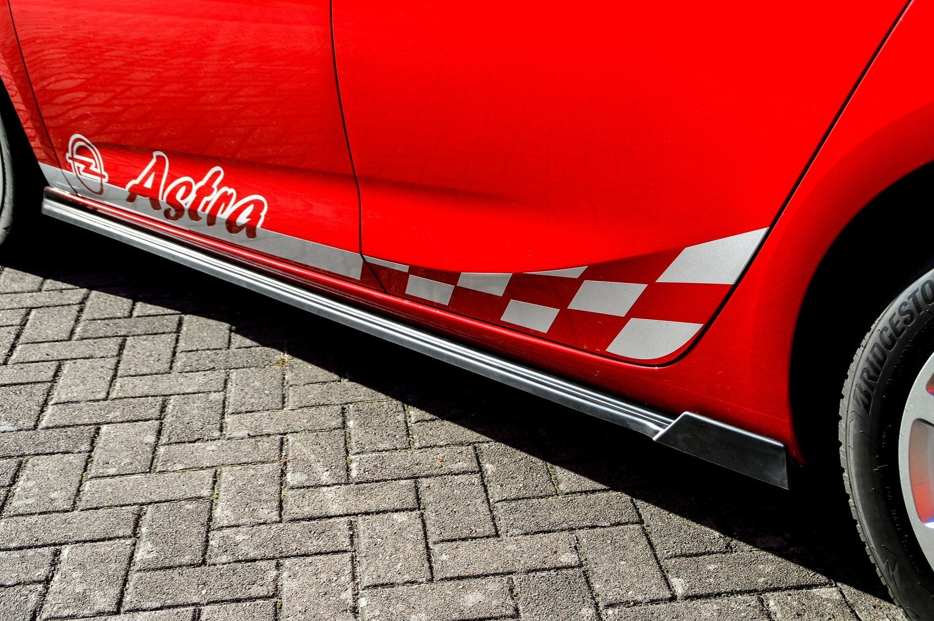 Seitenschweller mit Wing hinten passend für Opel Astra K