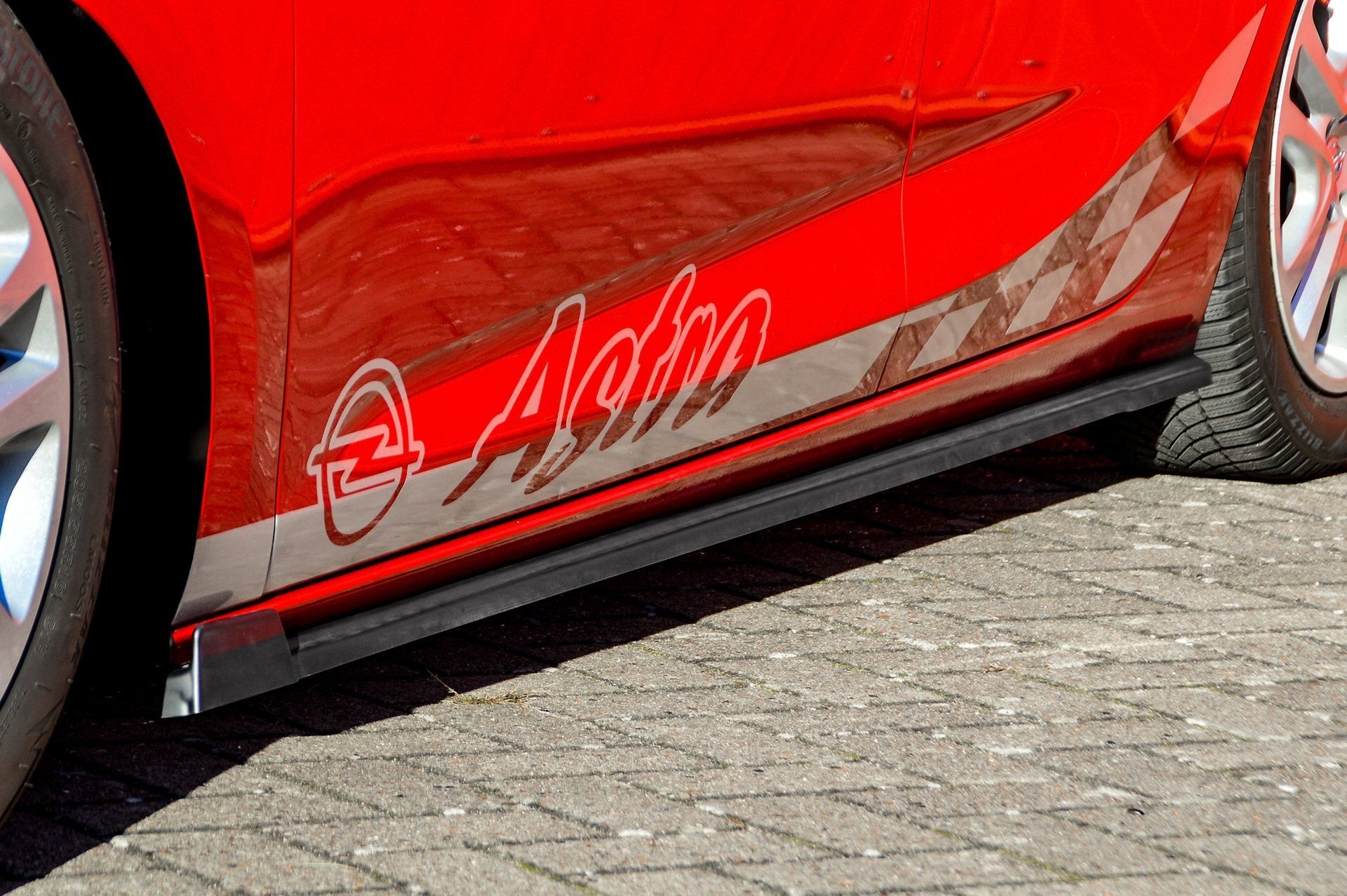 Seitenschweller mit Wing vorne passend für Opel Astra K