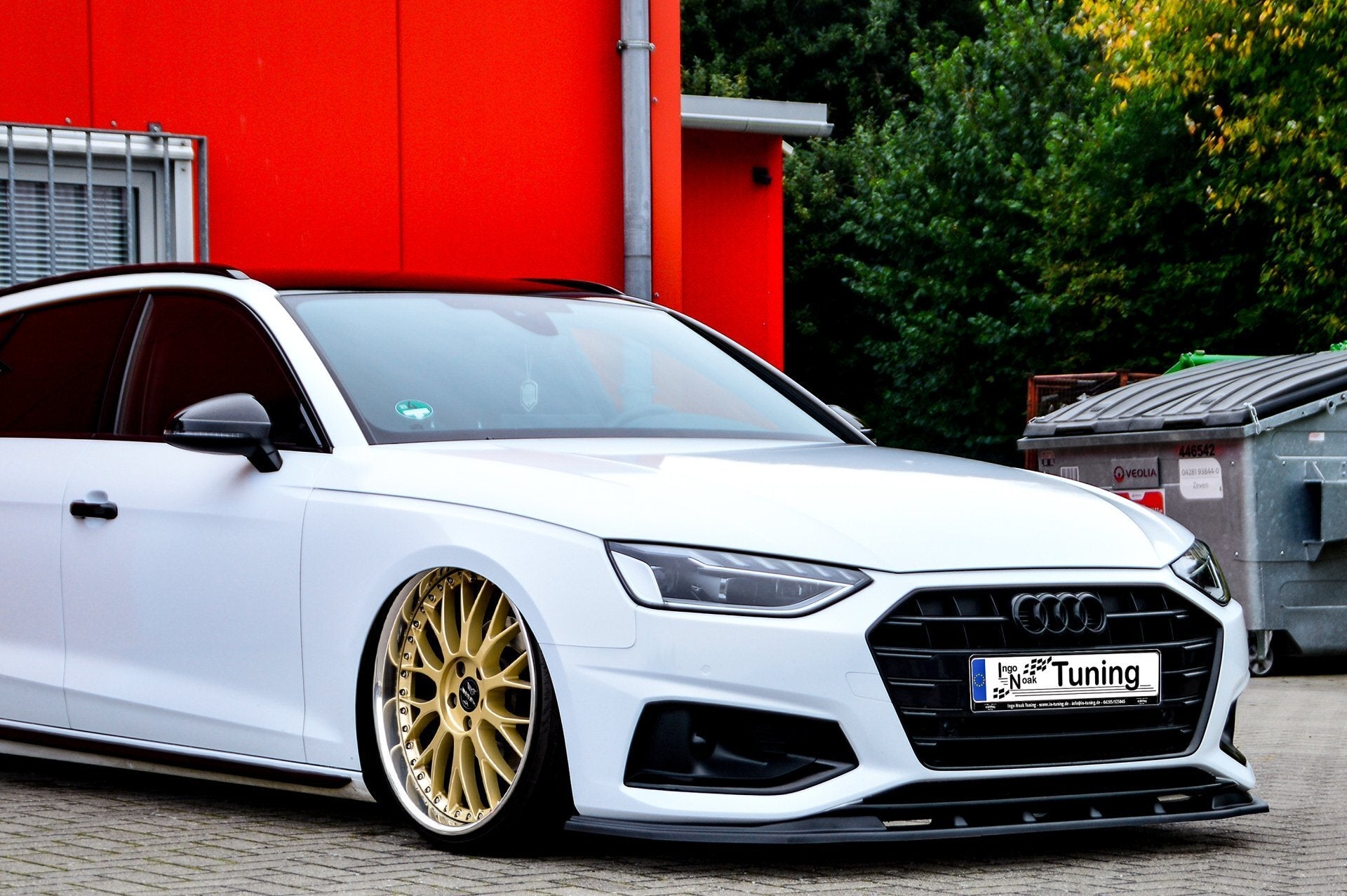 Cup Frontspoilerlippe passend für Audi A4 B9 Facelift