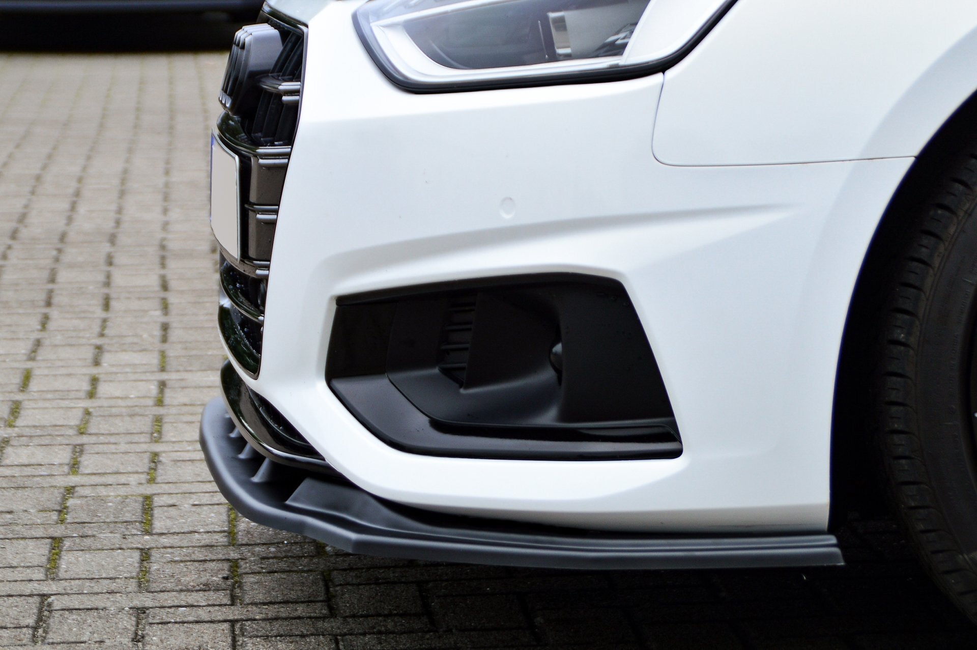 Cup Frontspoilerlippe passend für Audi A4 B9 Facelift
