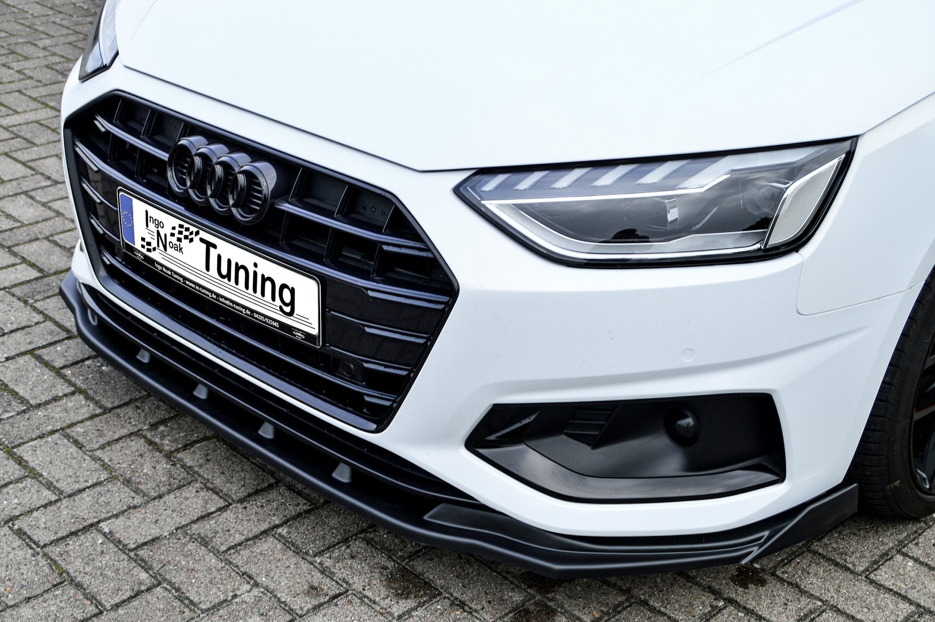 Cup Frontspoilerlippe mit Wing passend für Audi A4 B9 Facelift
