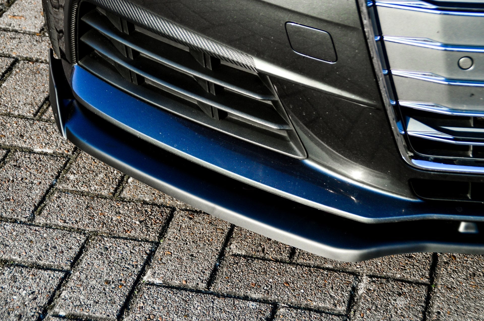 Cup Frontspoilerlippe mit Wings passend für Audi A4 B9