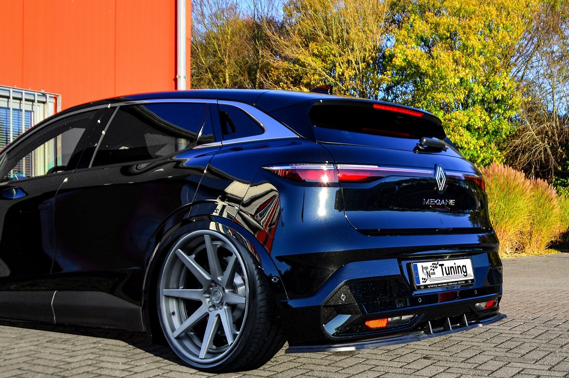 Heckansatz aus ABS passend für Renault Megane E-Tech Electric RCB