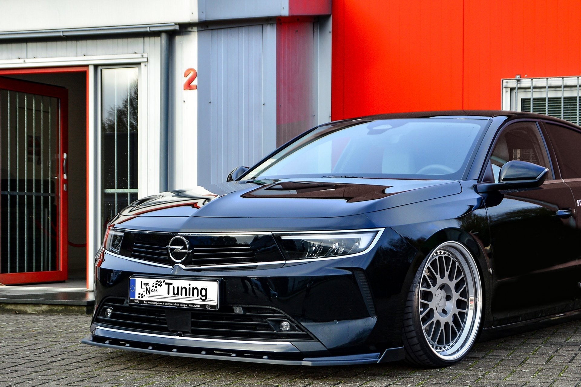 Cup Frontspoilerlippe mit Wings passend für Opel Astra L Standard