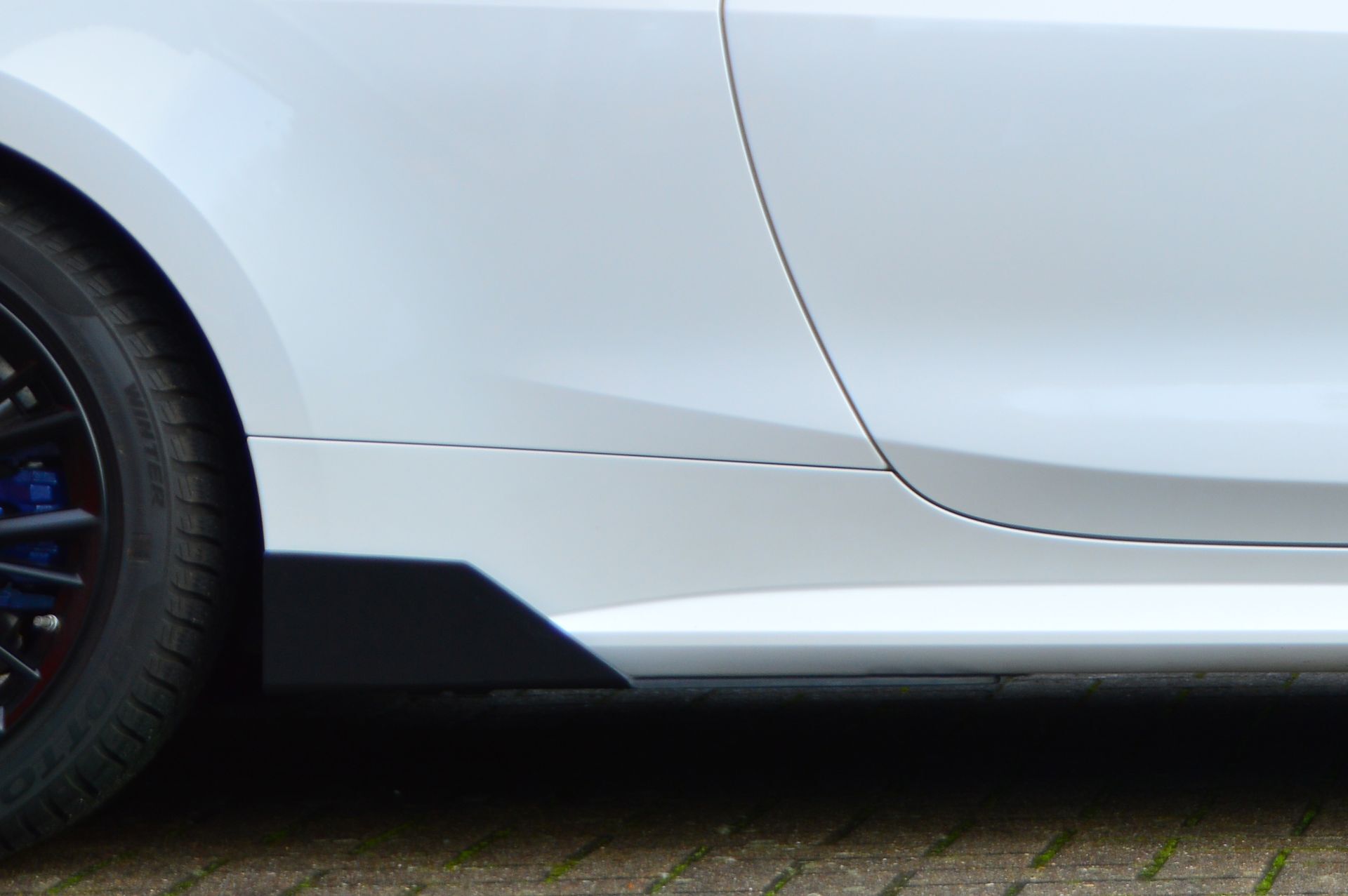 Gefräster Seitenschweller Wing aus ABS passend für BMW 4er G22 G23 ohne M-Paket