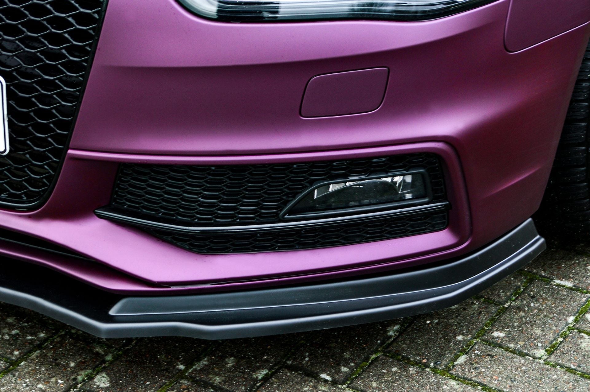 Cup Frontspoilerlippe V.2 passend für Audi A4+ S4 B8 Facelift S-Line