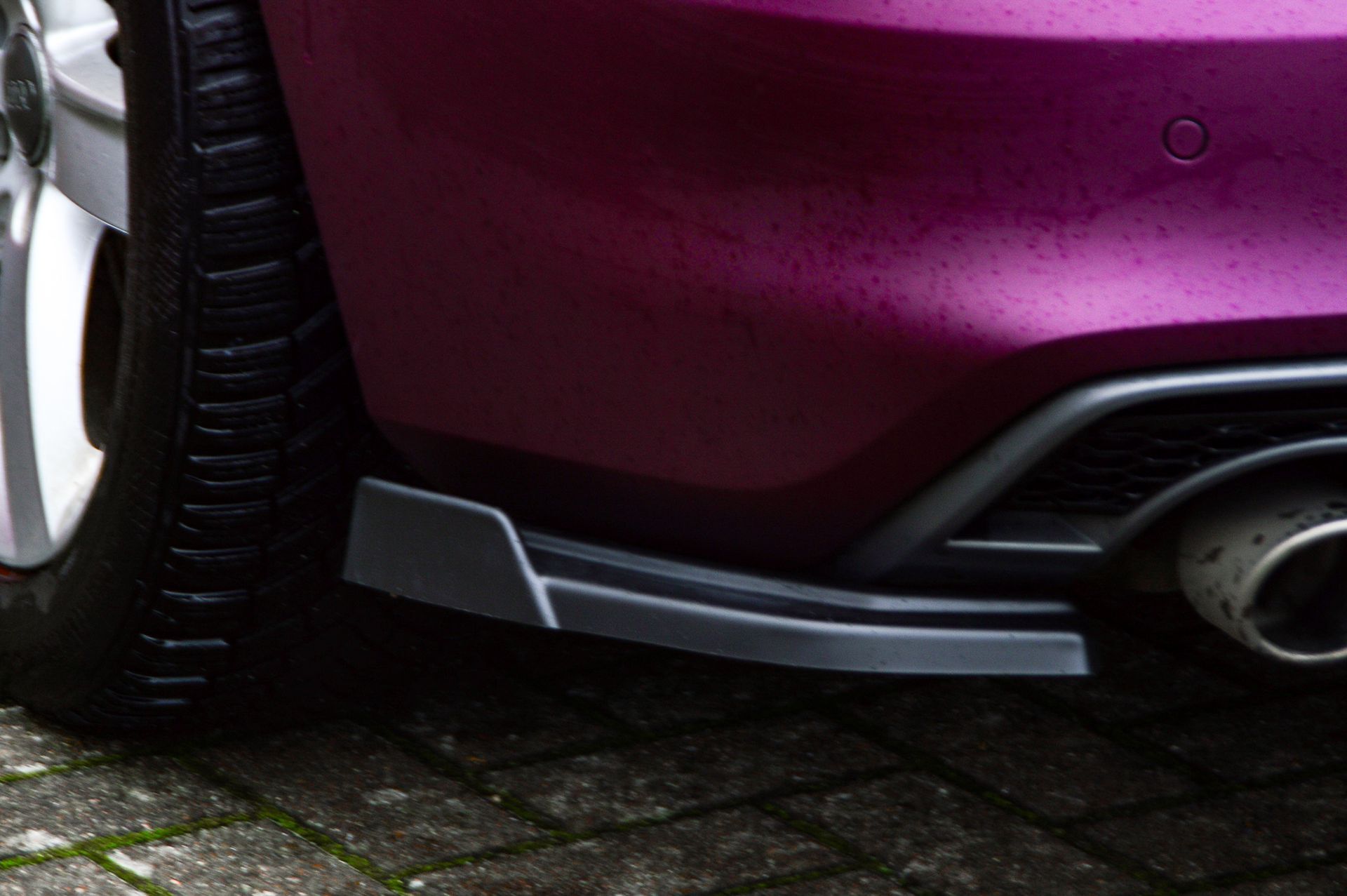 Heckansatz Seitenteile mit Wings passend für Audi A4 B8 mit S-Line +S4
