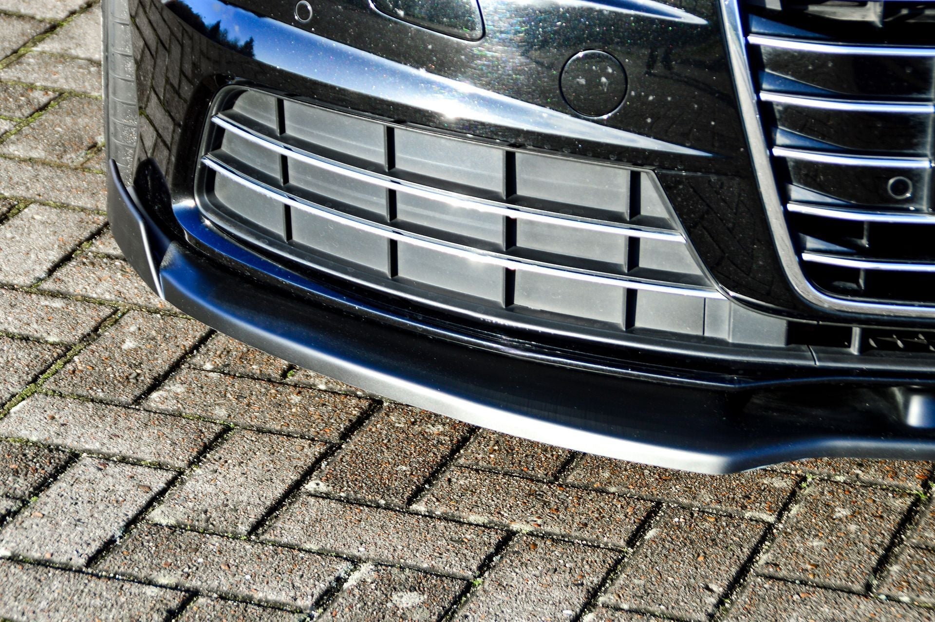 Cup Frontspoilerlippe mit Wings passend für Audi A7 C7 4G Facelift