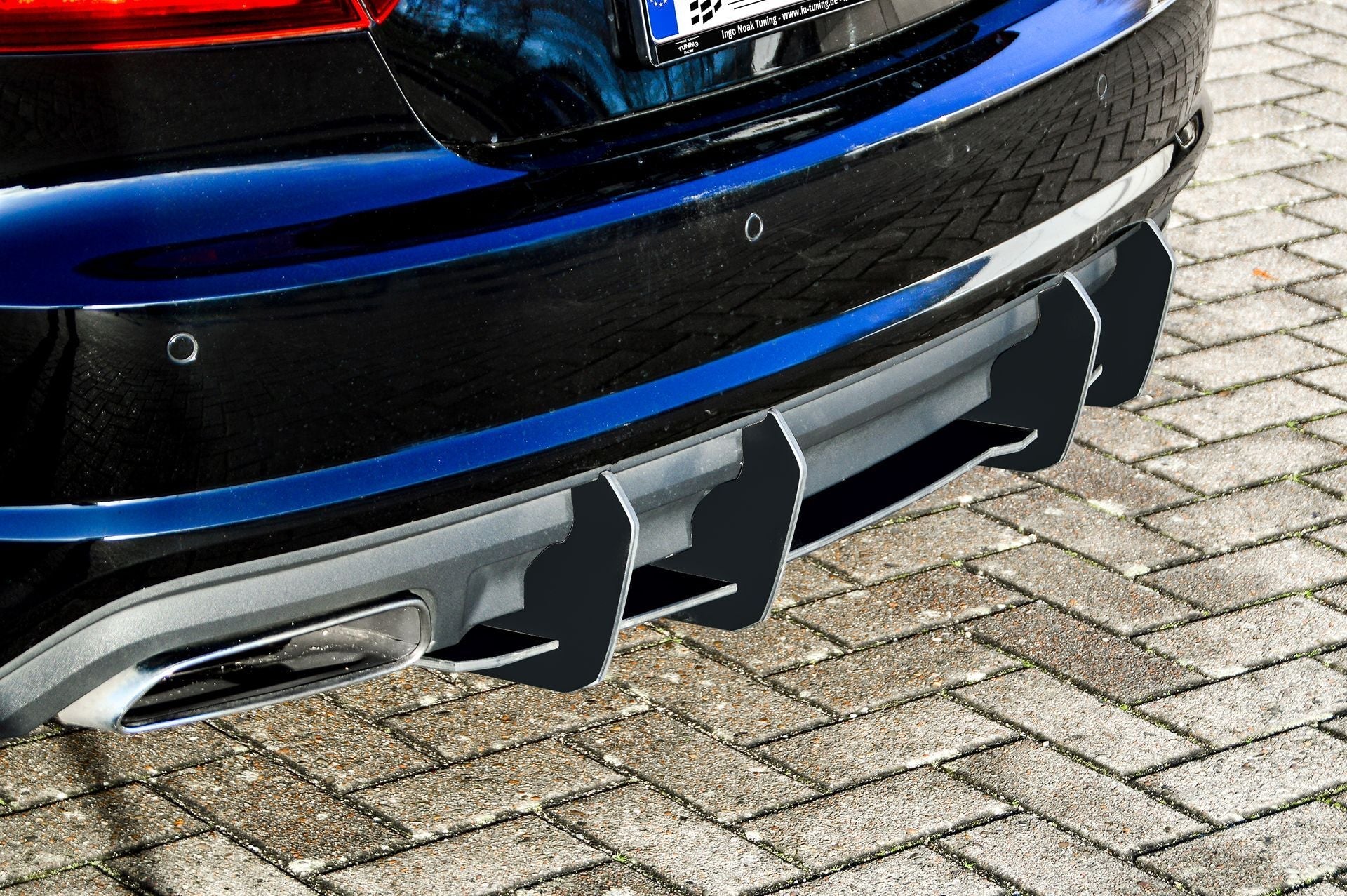 Gefräster Heckansatz aus ABS passend für Audi A7 C7 4G