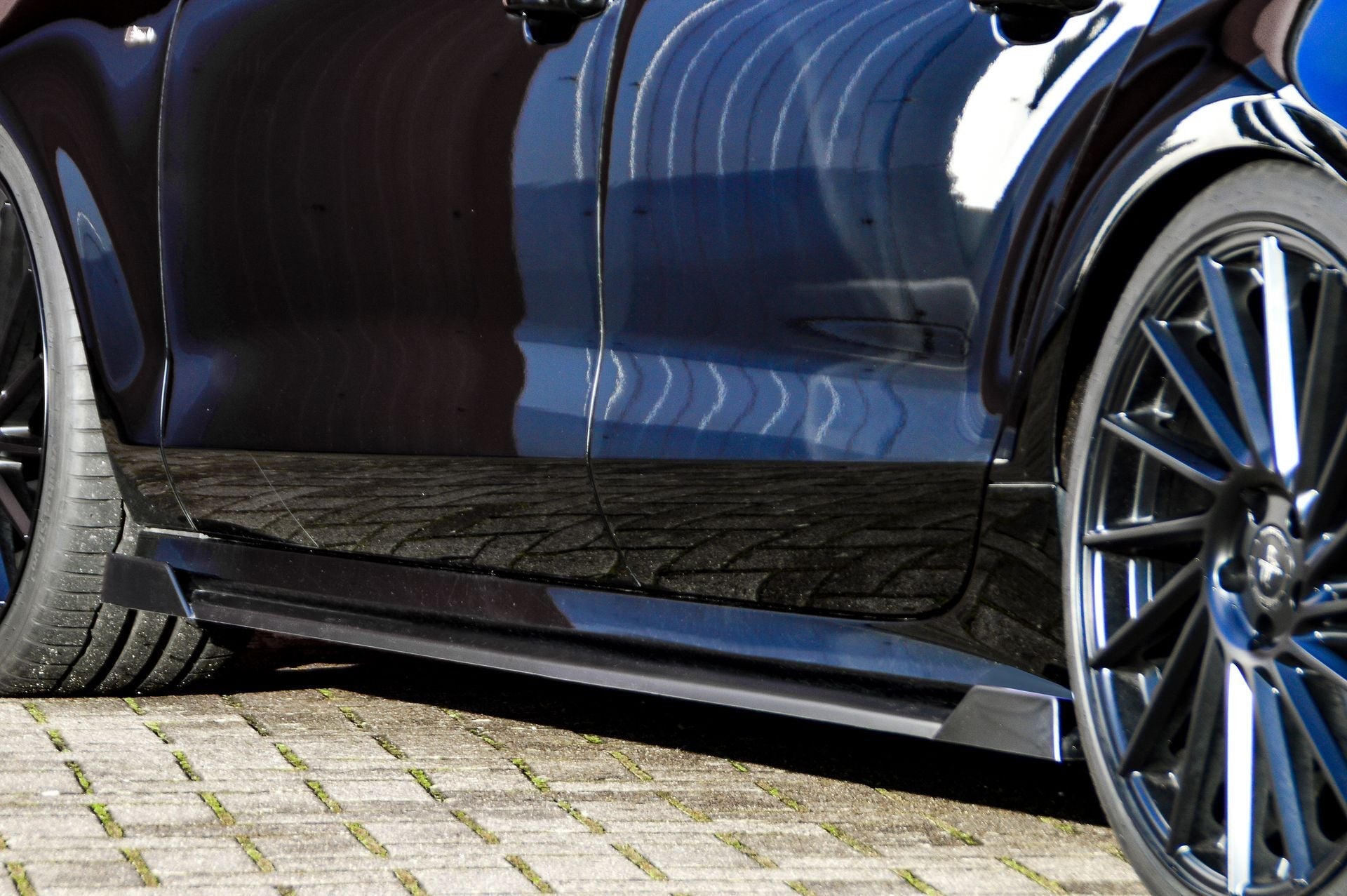 Cup Seitenschweller mit Wing vorne + hinten passend für Audi A7 C7 4G Facelift