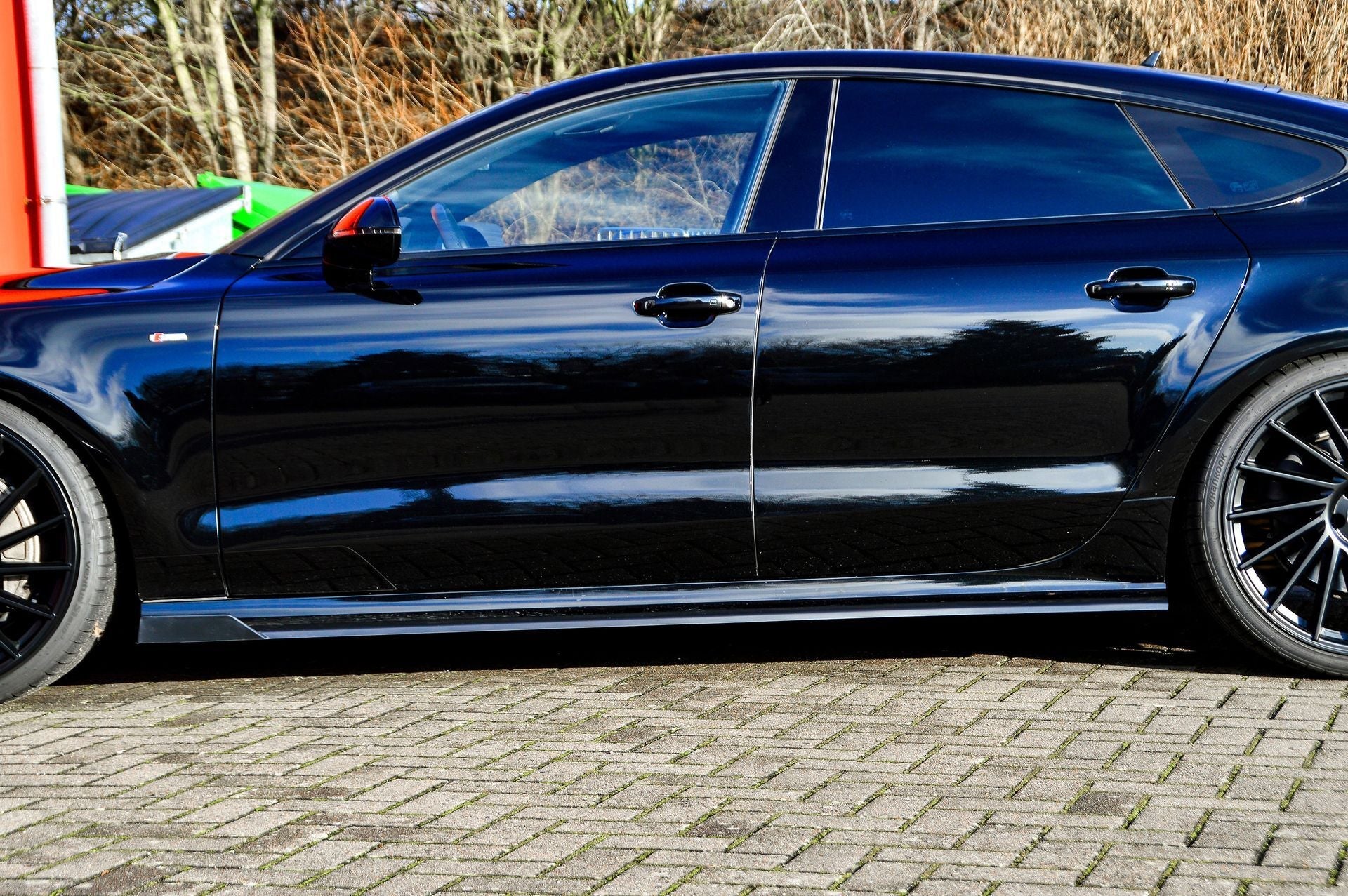 Cup Seitenschweller mit Wings vorne passend für Audi A7 C7 4G Facelift