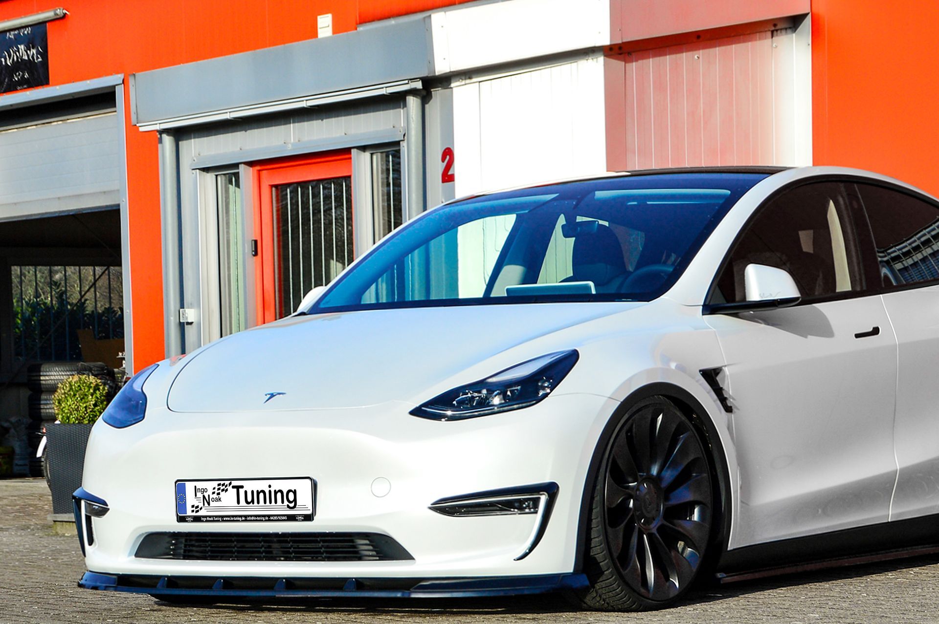 Cup Frontspoilerlippe passend für Tesla Model Y