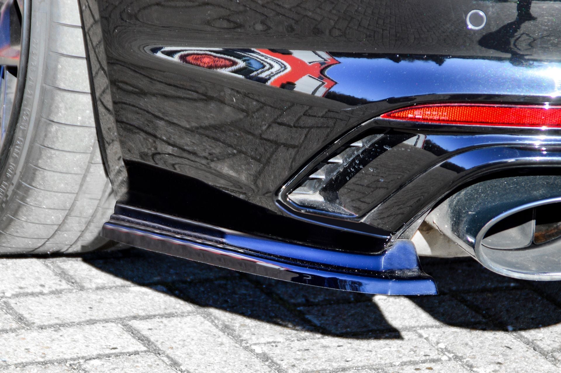 Heckansatz Seitenteile aus ABS passend für Audi RS5 B9 F5