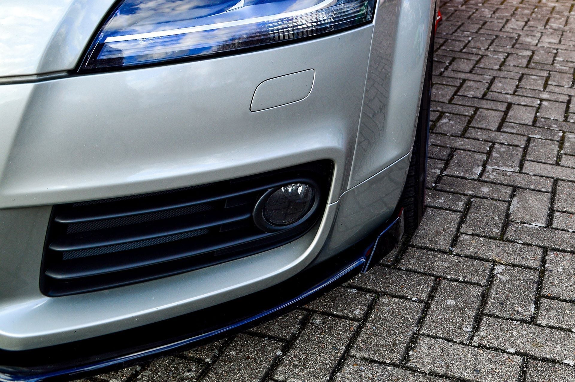 Cup Frontspoilerlippe mit Wings passend für Audi TT 8J mit S-Line