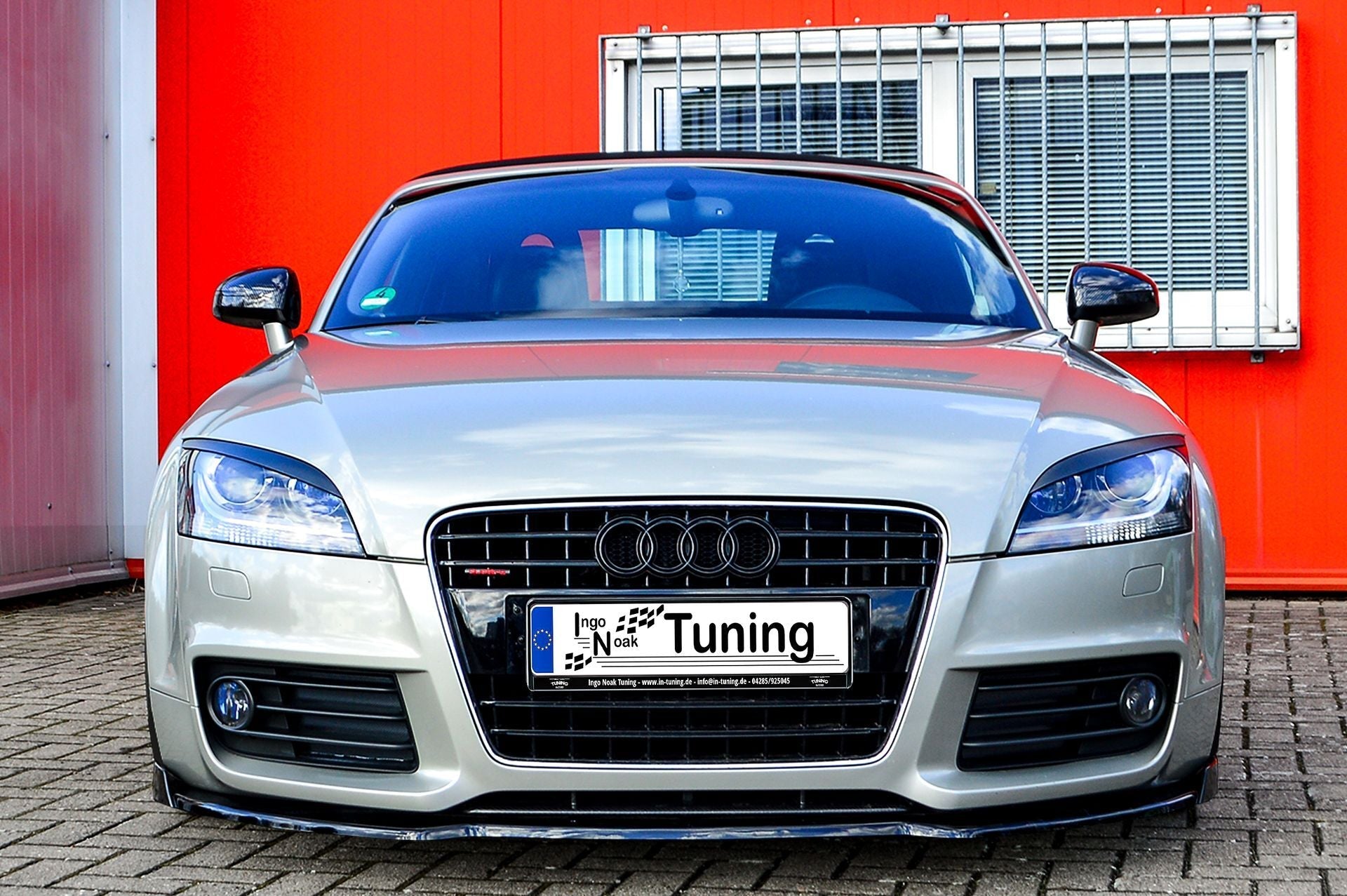 Cup Frontspoilerlippe mit Wings passend für Audi TT 8J mit S-Line