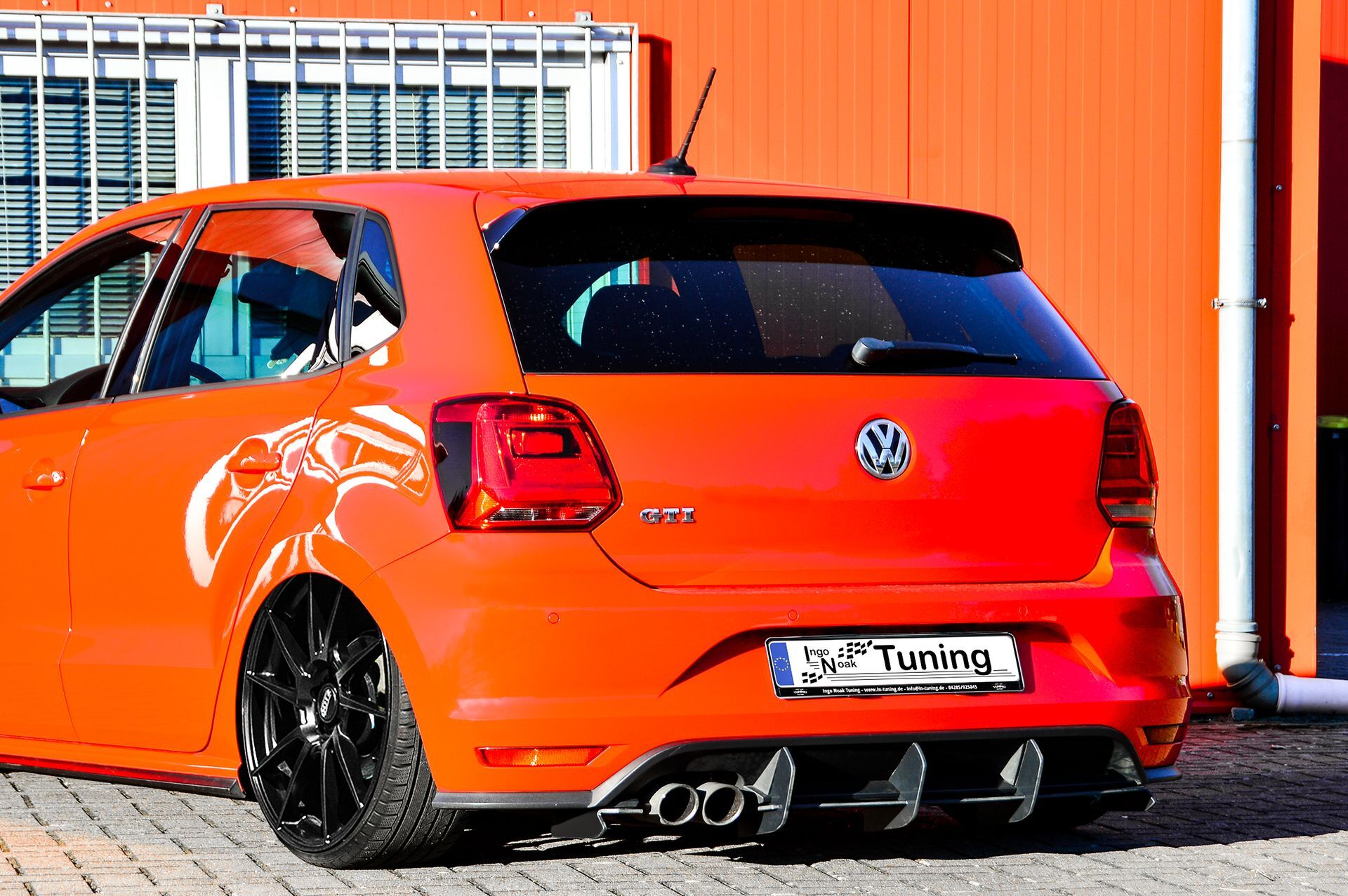 Gefräster Heckansatz passend für VW Polo GTI 6C