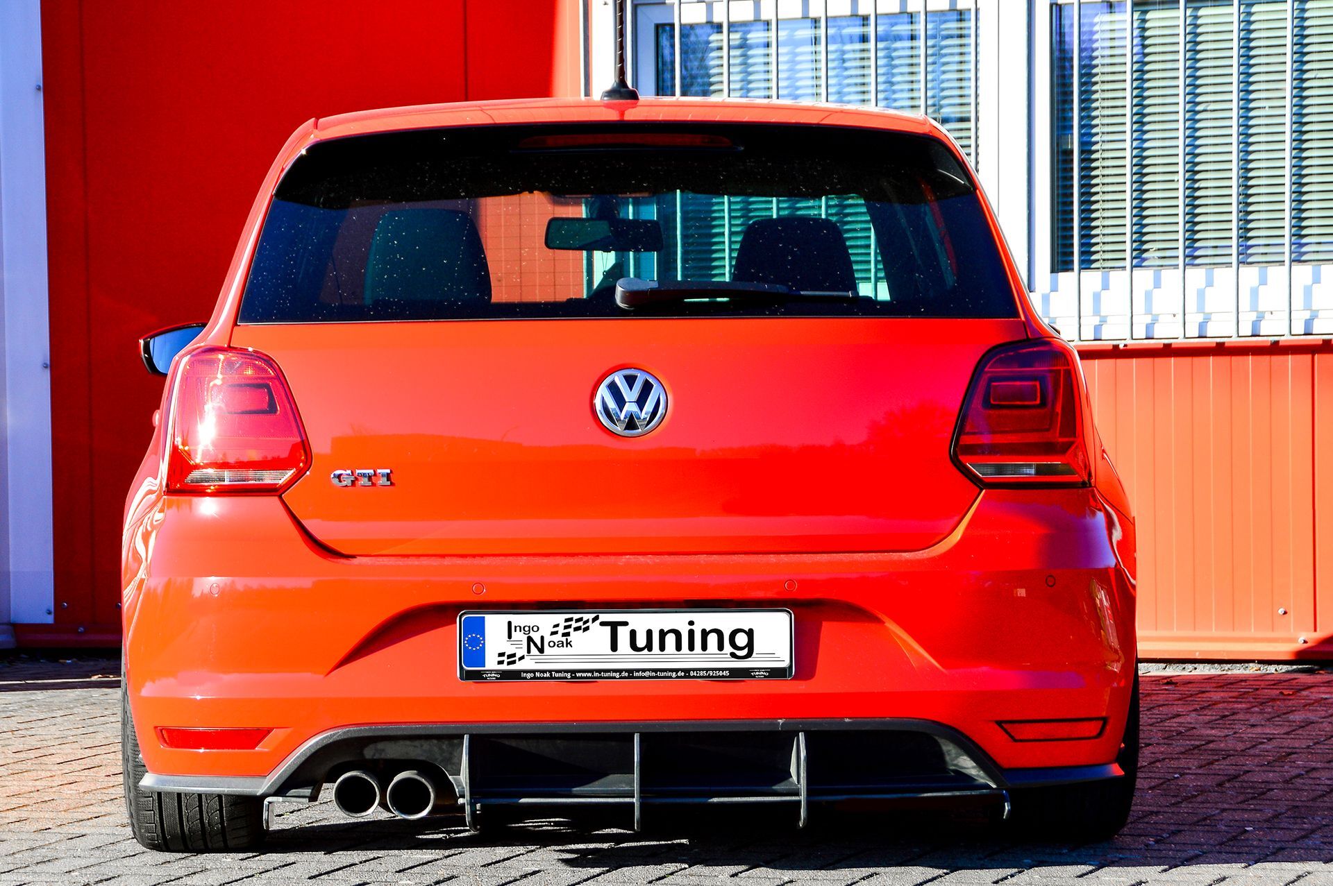 Gefräster Heckansatz passend für VW Polo GTI 6C