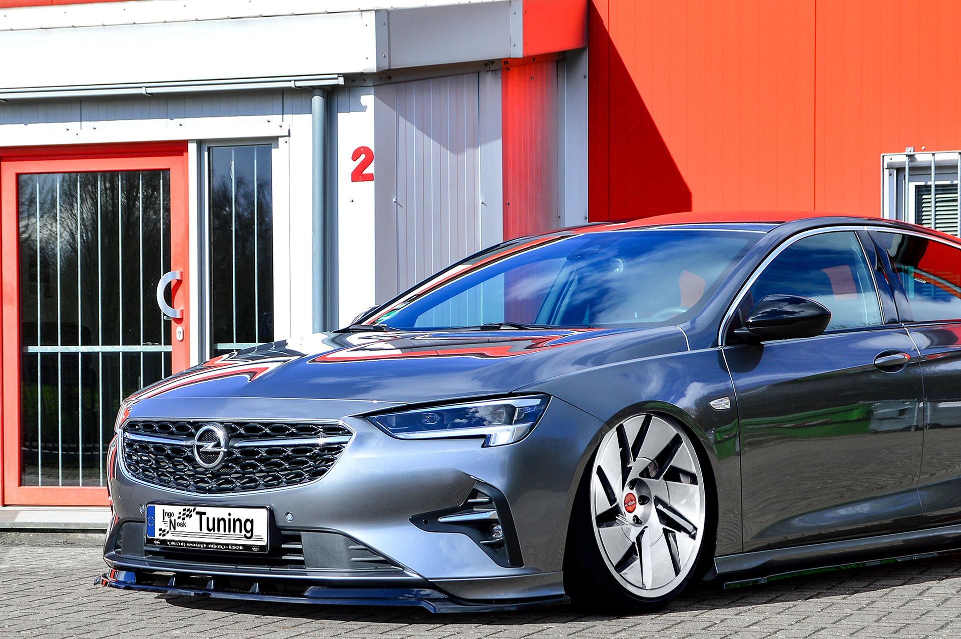 Cup Frontspoilerlippe passend für Opel Insignia B OPC-Line Facelift aus ABS