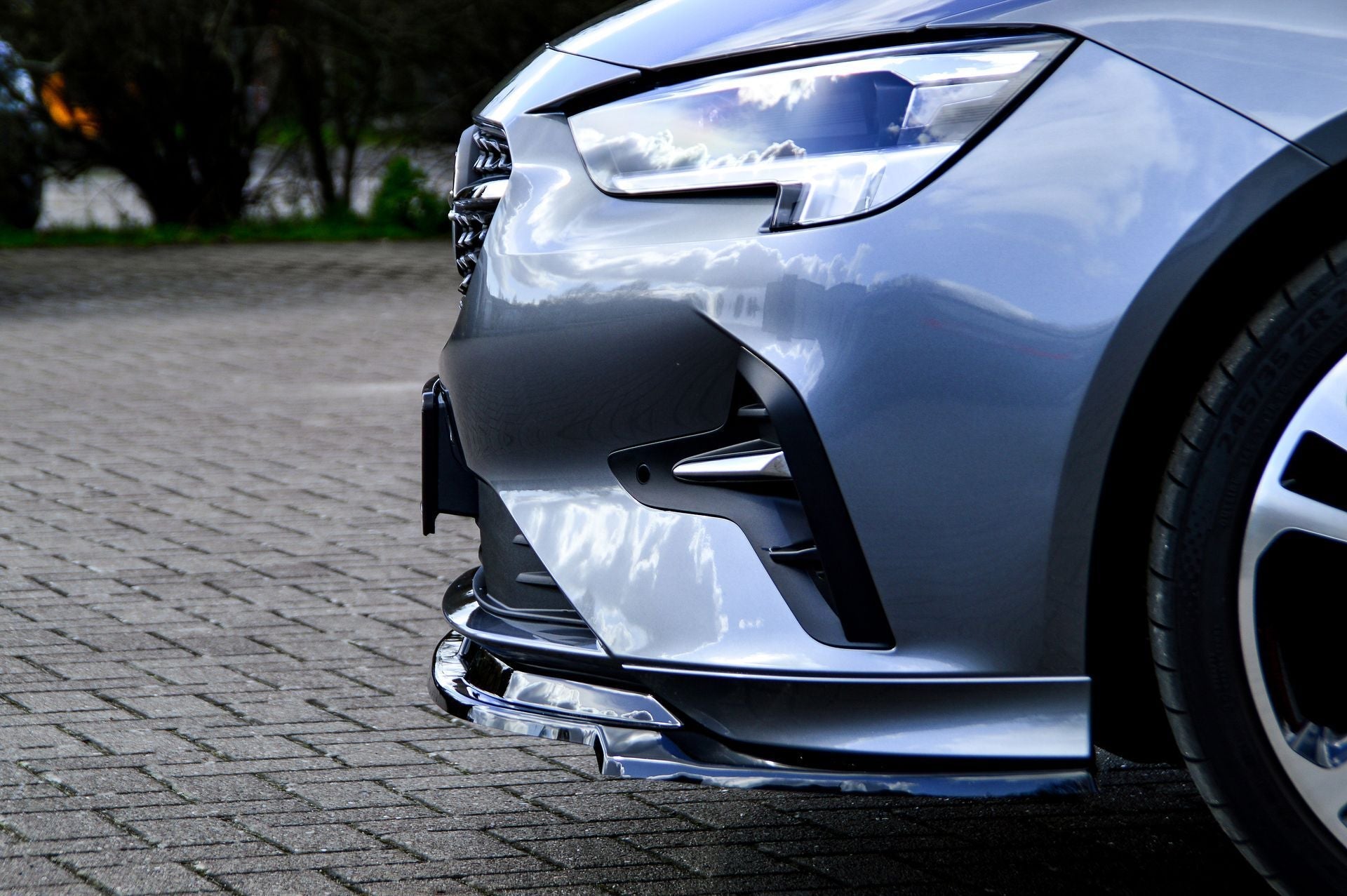 Cup Frontspoilerlippe passend für Opel Insignia B OPC-Line Facelift aus ABS