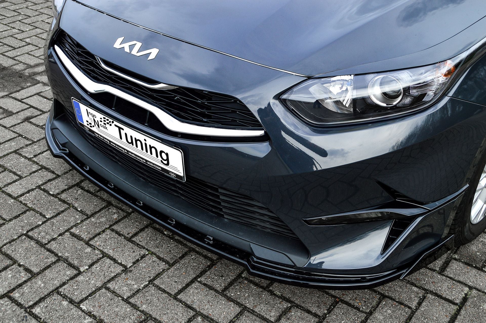 Cup Frontspoilerlippe mit Wings passend für Kia Ceed CD
