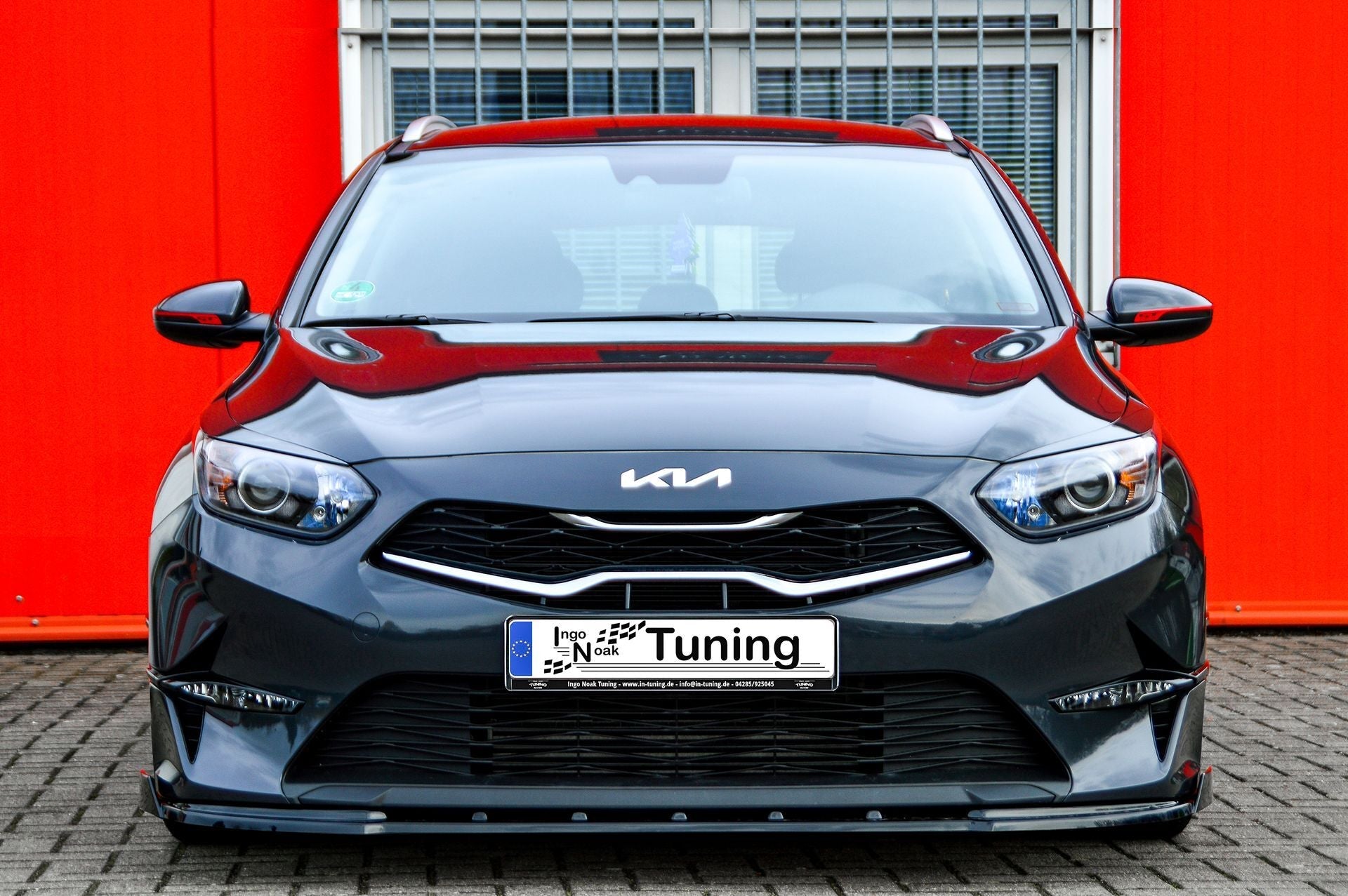 Cup Frontspoilerlippe mit Wings passend für Kia Ceed CD